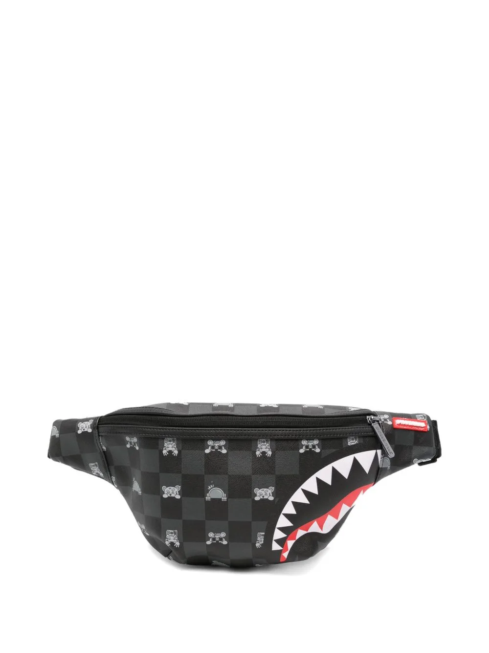 Shark Mouth Checkered Belt Bag by Sprayground