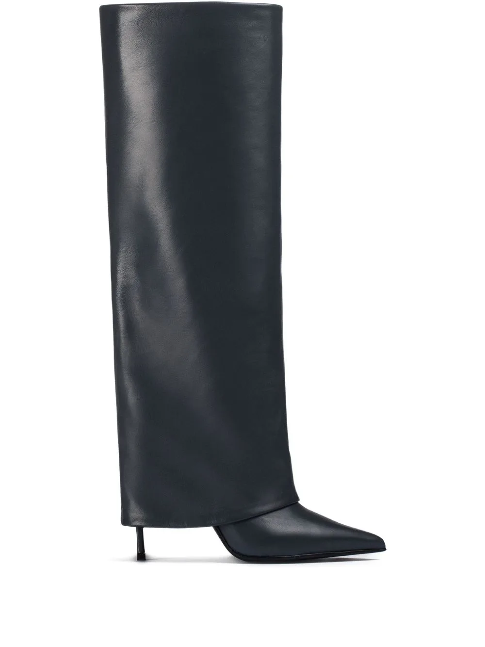 110mm Andy Leather Cuffed Boots by Le Silla