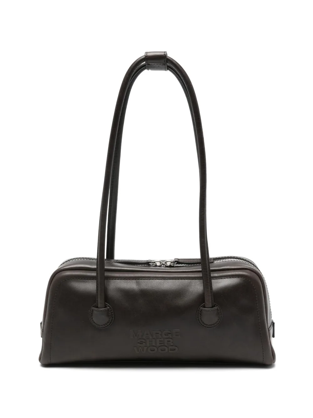 Logo-Embossed Leather Tote Bag by Marge Sherwood