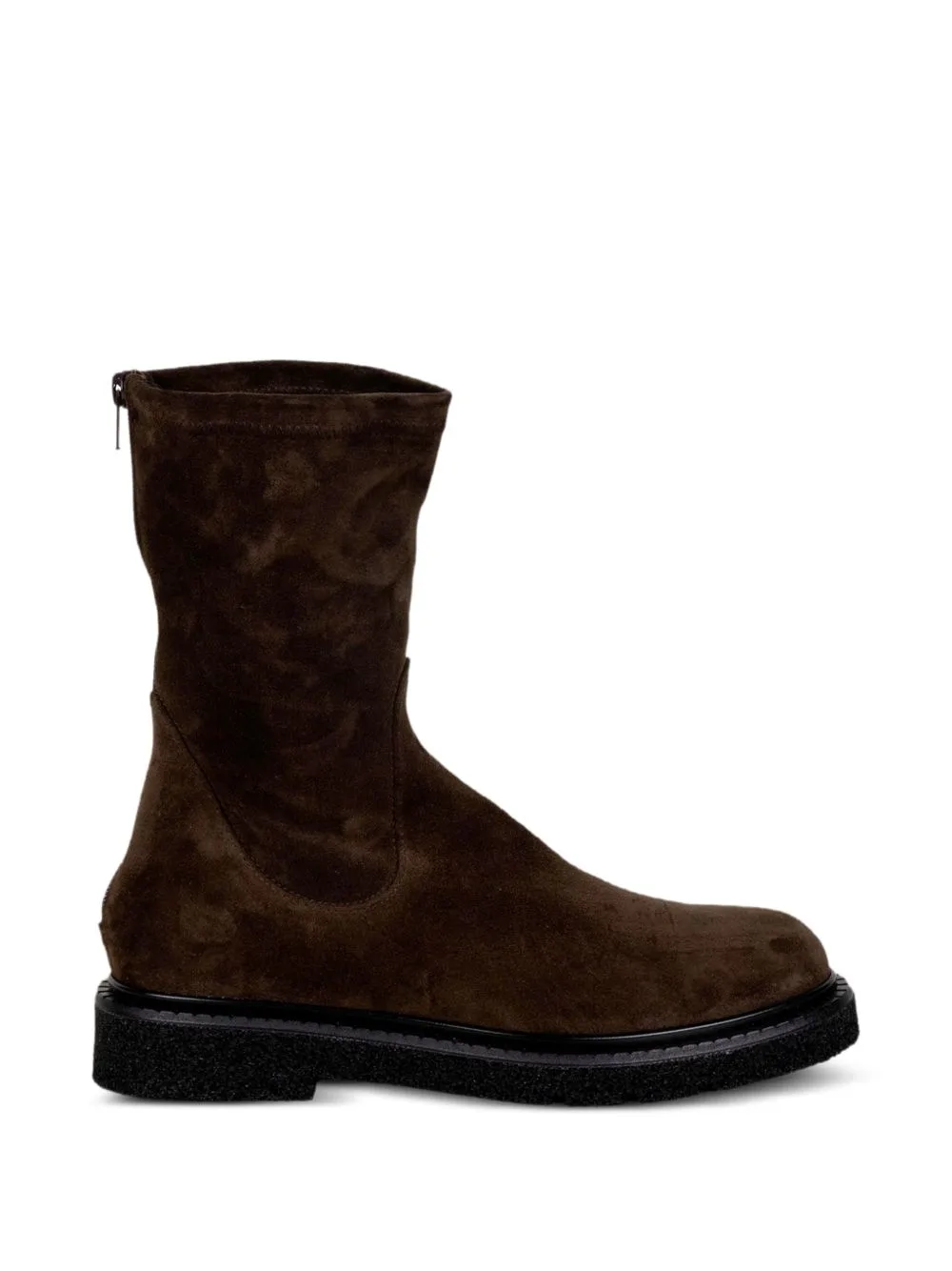 Suede Rear-Zip Boots by GUGLIELMO ROTTA