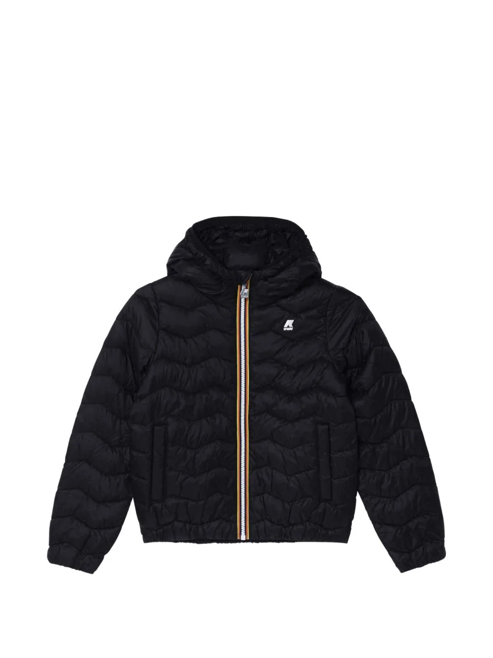 Quilted Hooded Jacket by K Way Kids