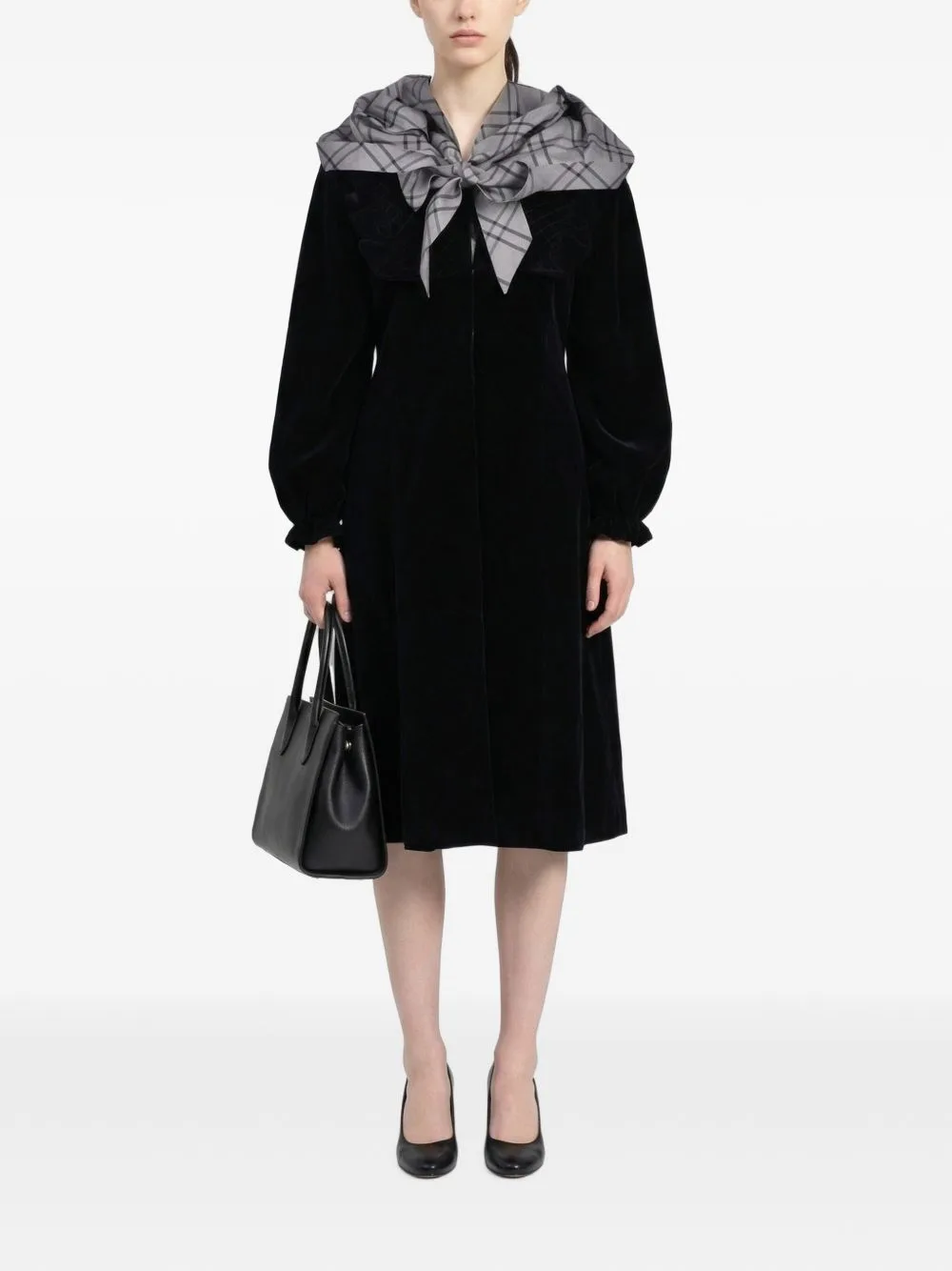 Puff-Sleeve Cotton Coat by Maison Margiela