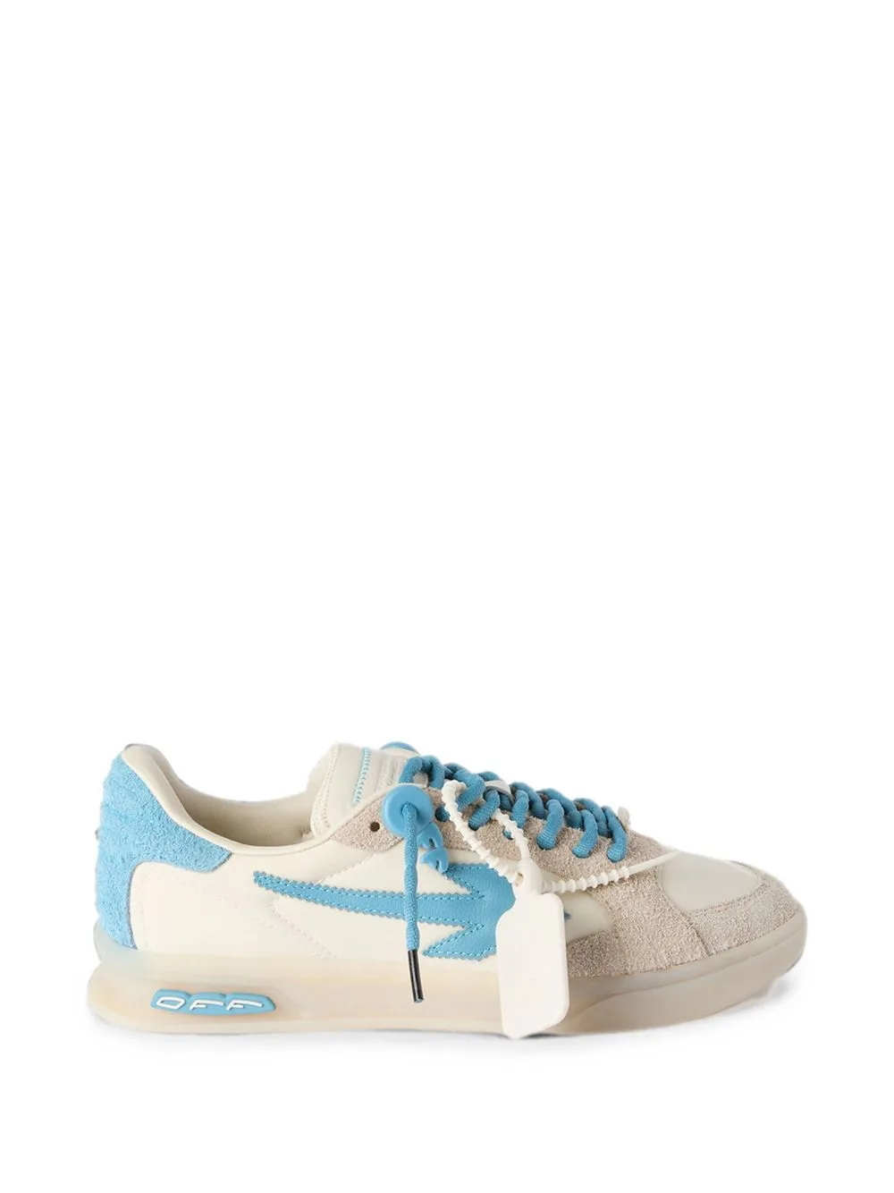 End of Play Suede-Panelled Sneakers by Off-White