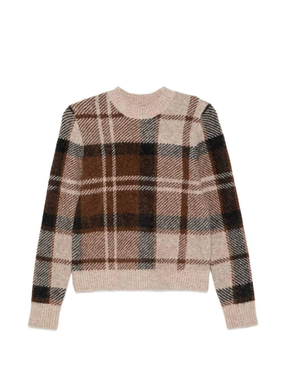 Glendyn Tartan-Check Sweater by Barbour