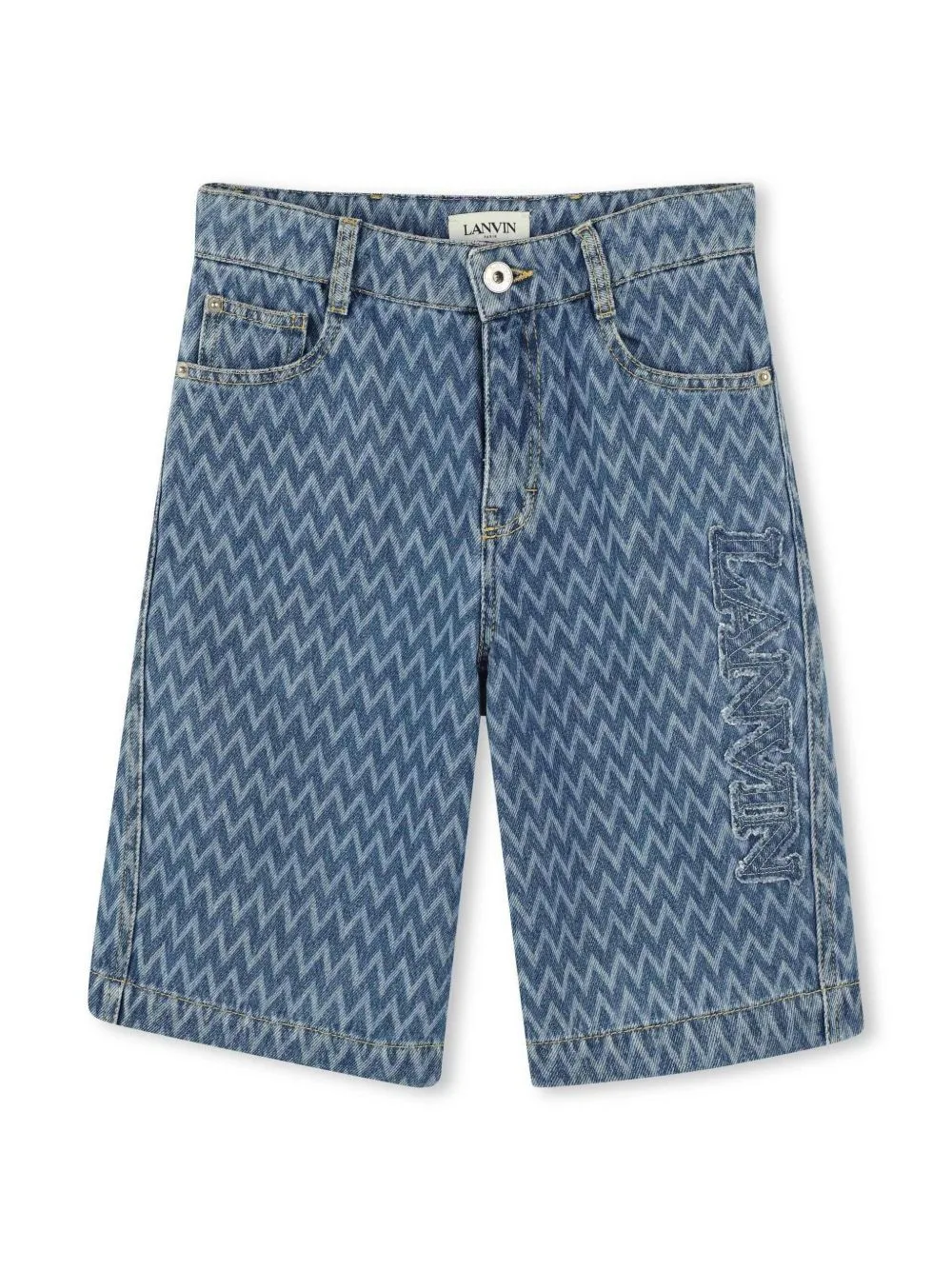Logo-Embroidered Shorts by Lanvin Enfant