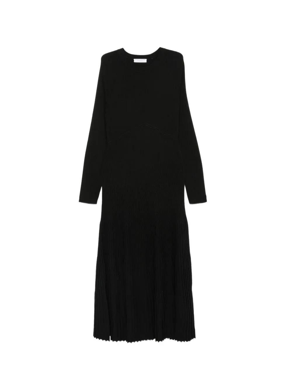 Ribbed-Knit Long-Sleeve Midi Dress by Majestic Filatures