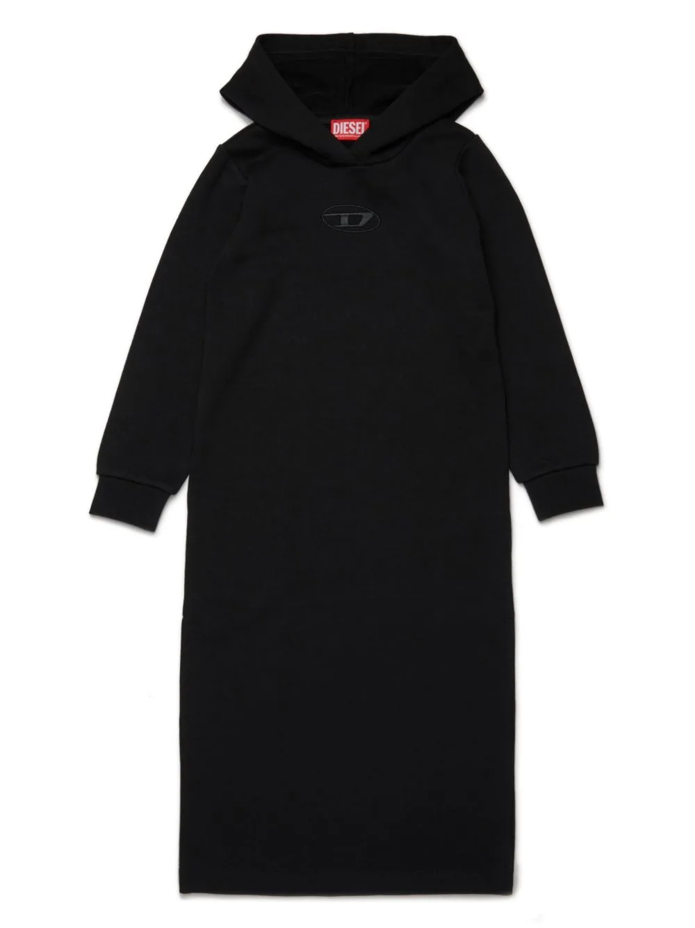 Oval D-Embroidered Hooded Dress by Diesel Kids