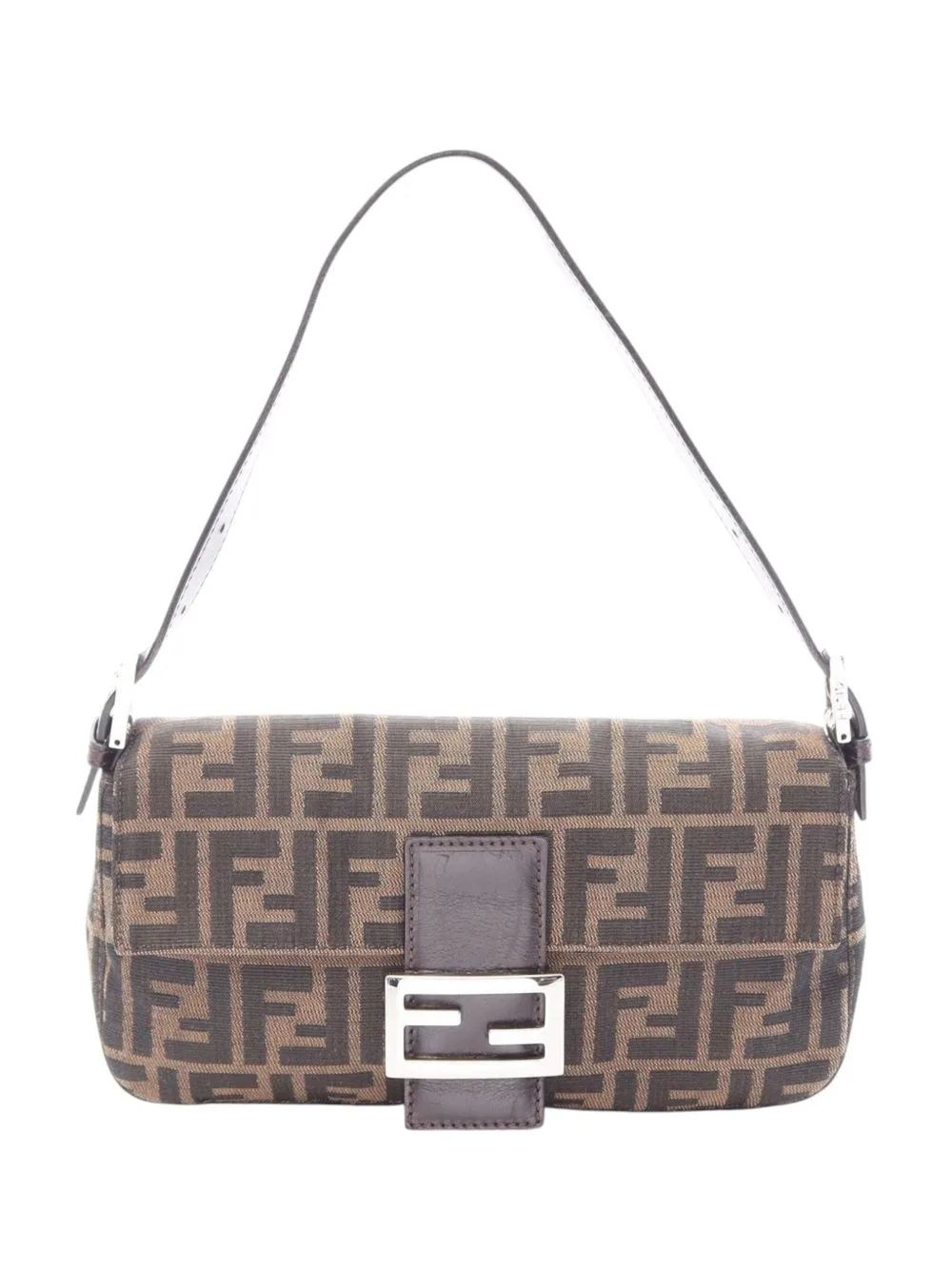 20th Century Zucca Canvas Baguette Shoulder Bag