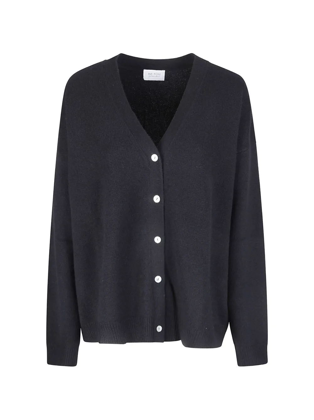 V-Neck Cashmere Cardigan by be you