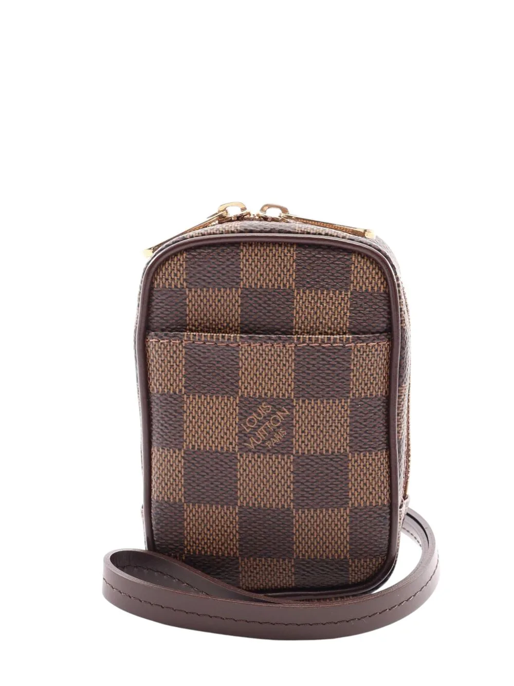 2007 Damier Ebene Etui Okapi PM Crossbody Bag by Louis Vuitton Pre-Owned