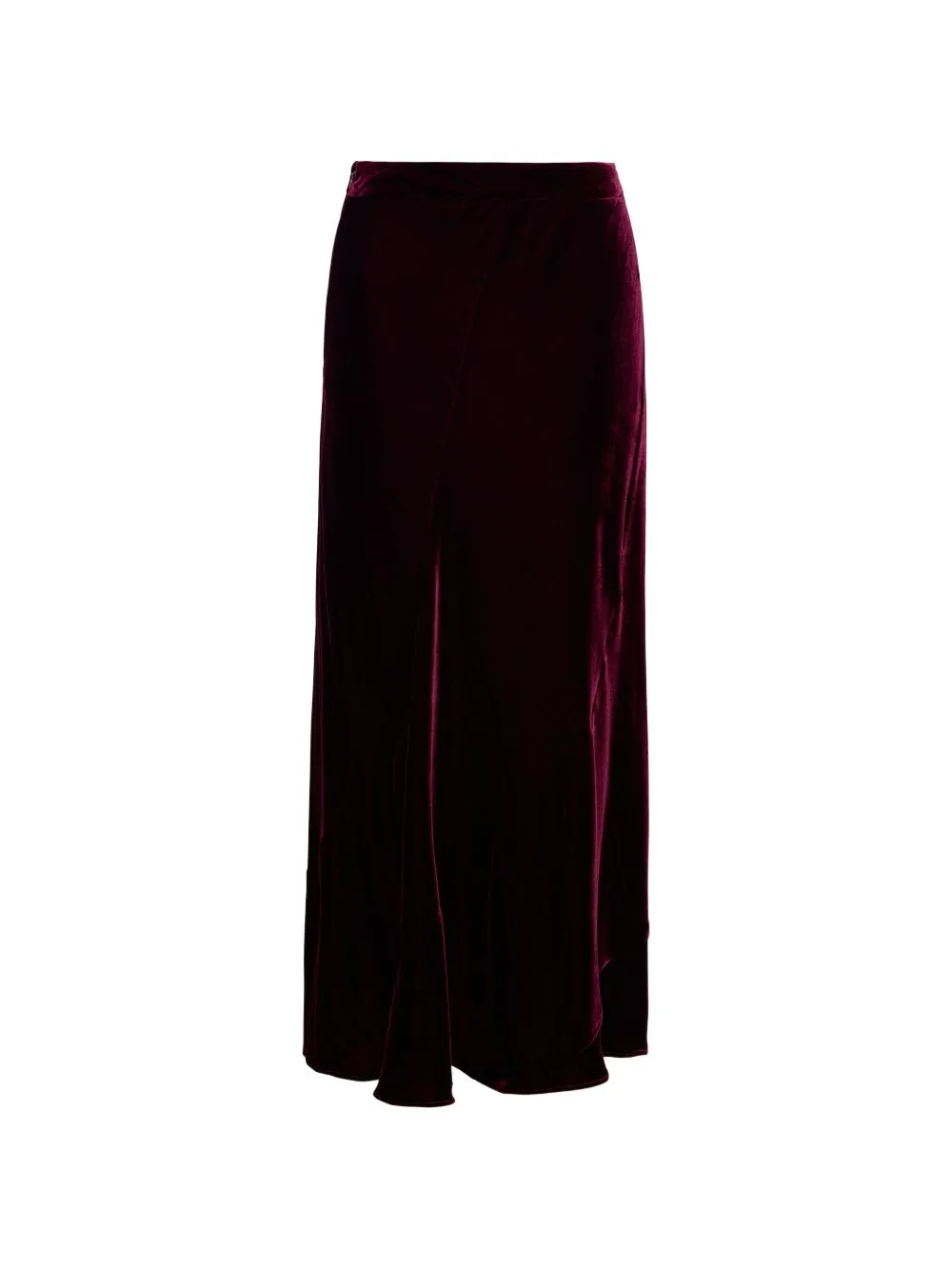 Sanvi Velvet Midi Skirt by Cara Cara