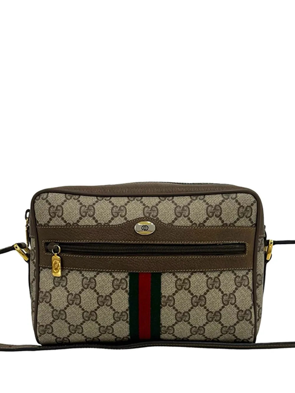 1970-1980 GG Supreme Web Crossbody Bag by Gucci Pre-Owned
