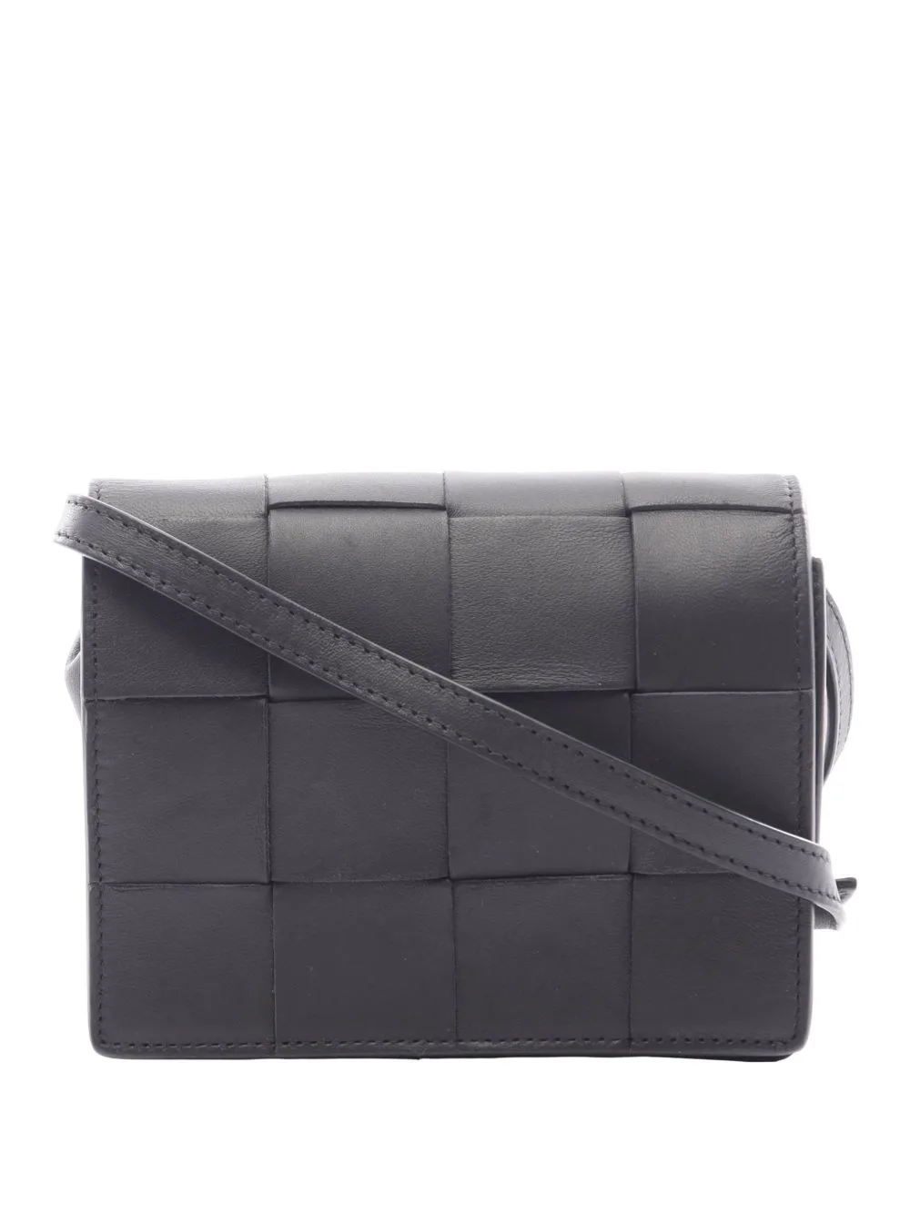 2012-2026 Maxi Intrecciato Flap Shoulder Bag