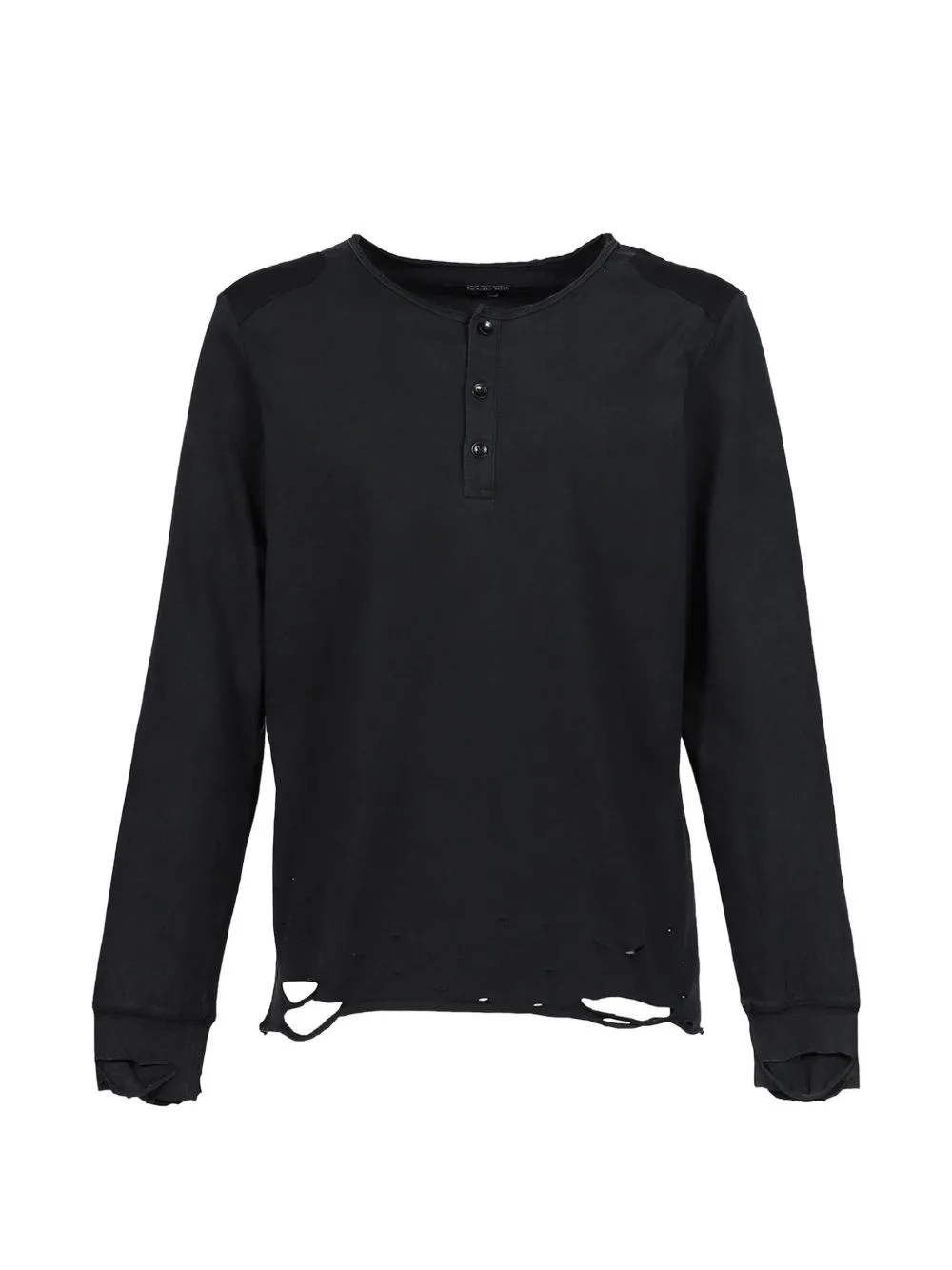Void Henley Long-Sleeve T-Shirt by Troubled Waters