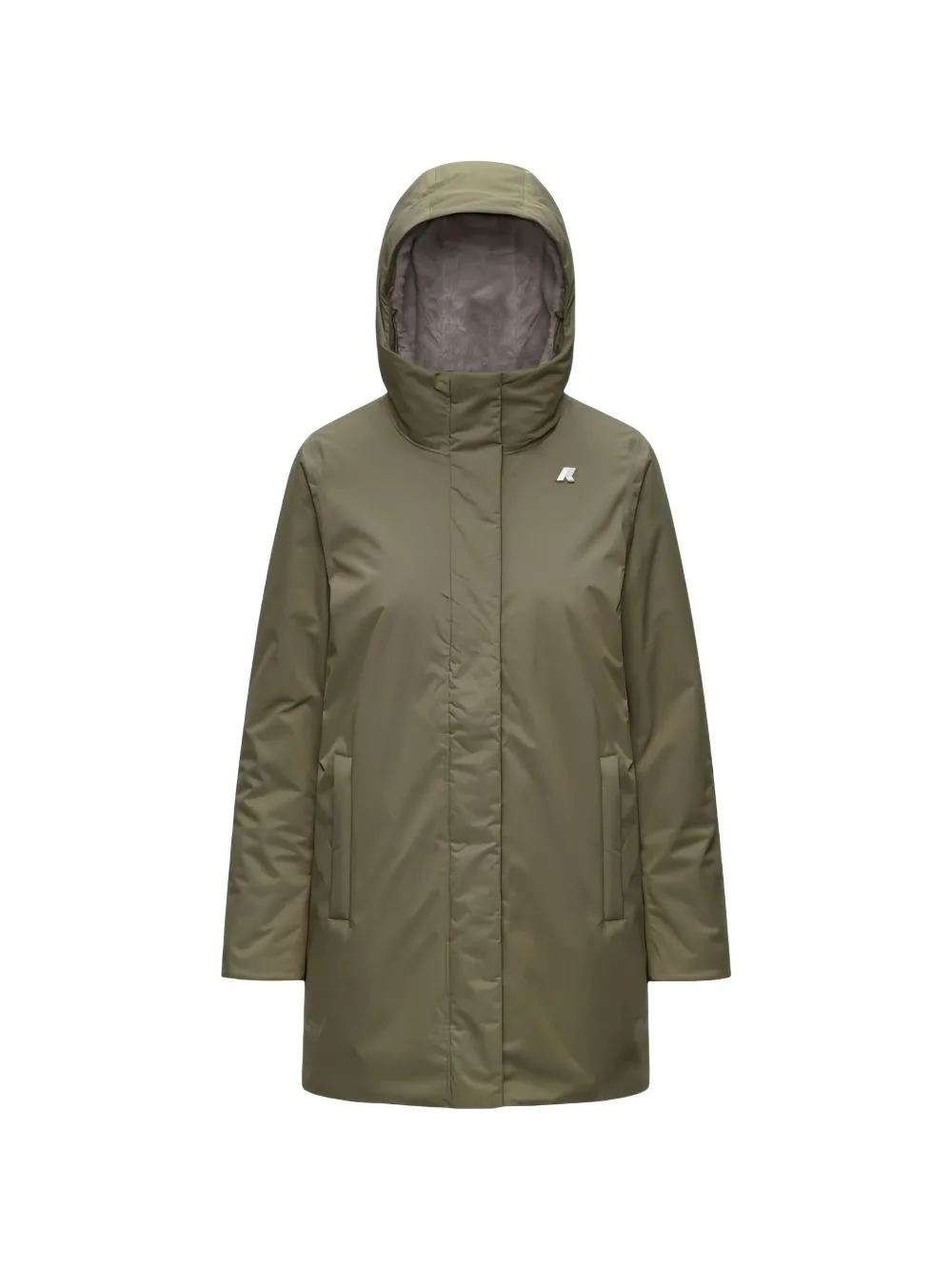 Sophie Hooded Logo-Patch Jacket by K-Way