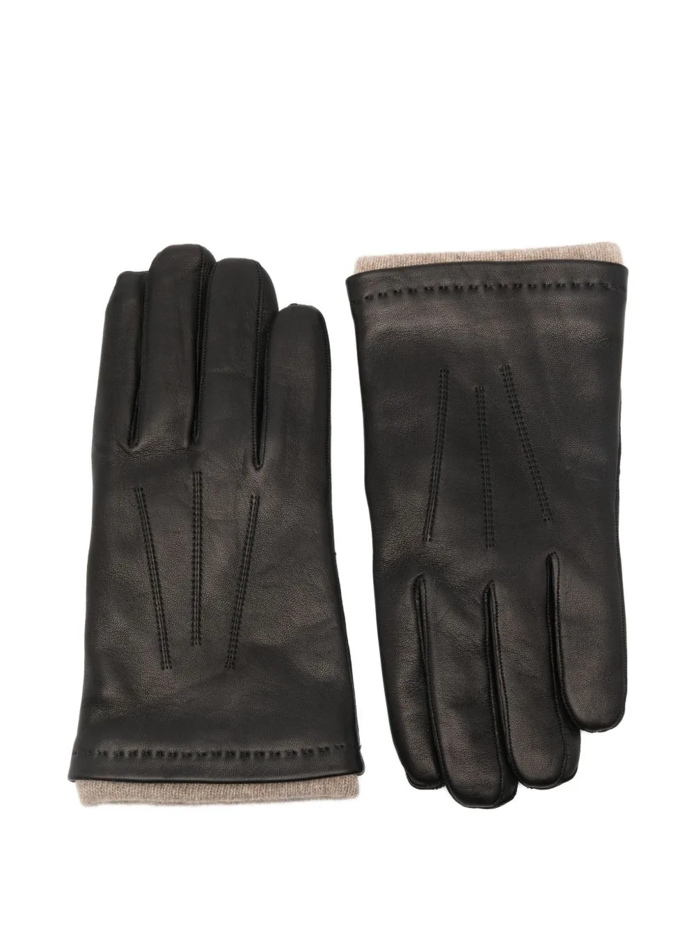 Stitched Gloves by Orciani