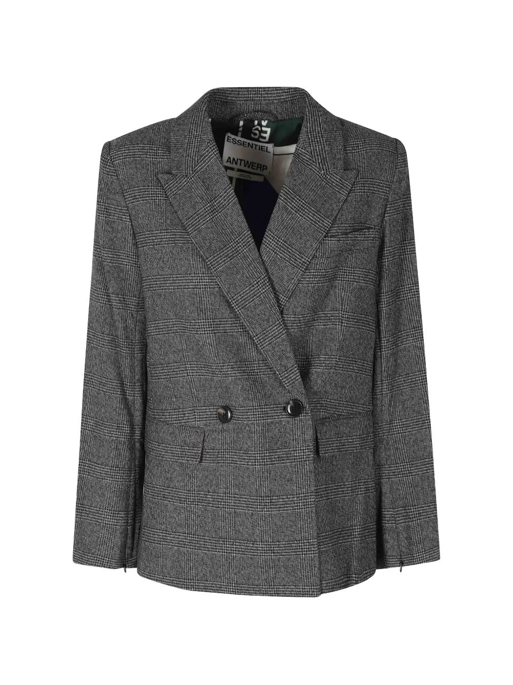 Kendra Check-Patterned Blazer by Essentiel Antwerp