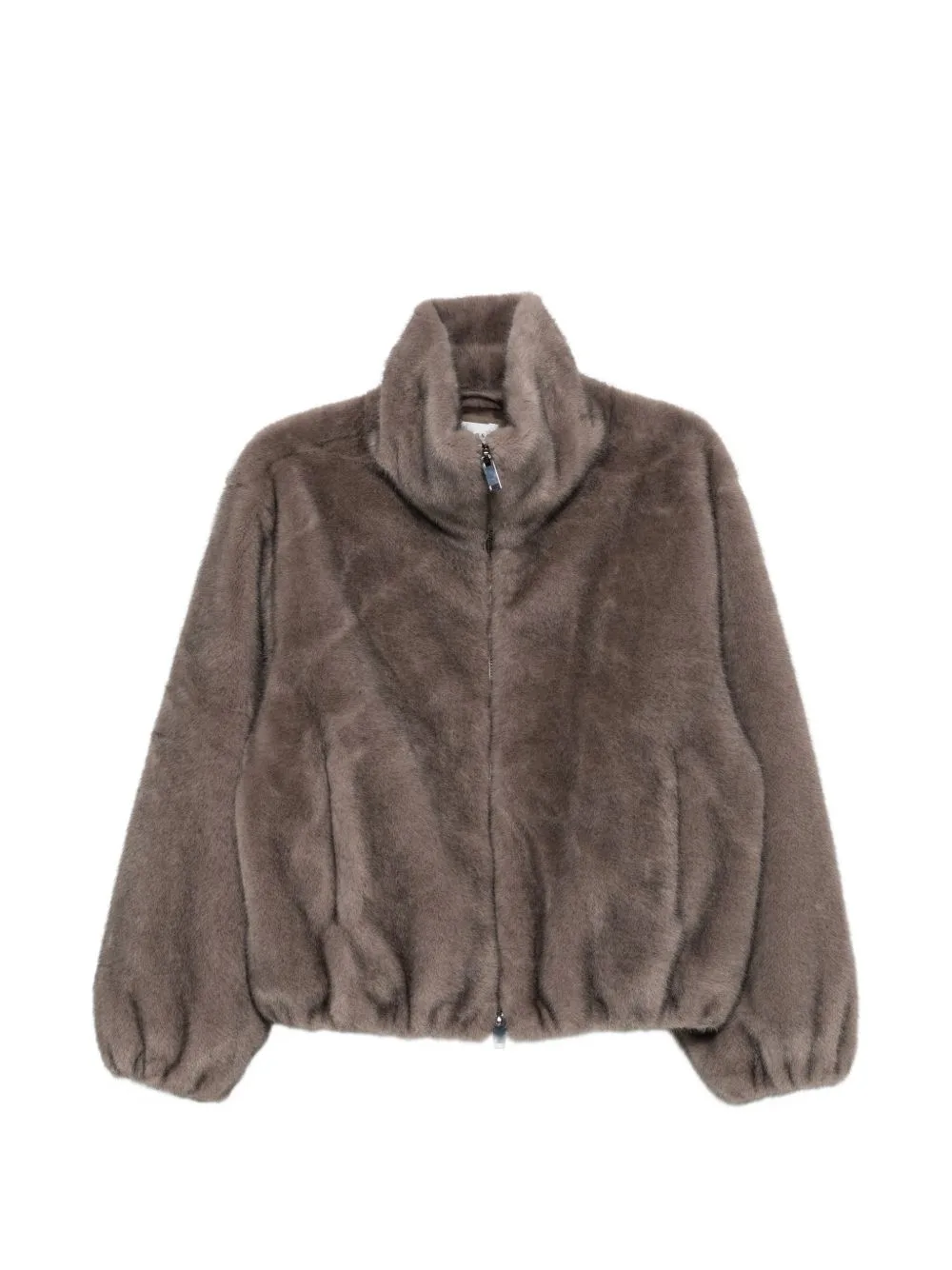 Faux-Fur Funnel-Neck Jacket by P.A.R.O.S.H.