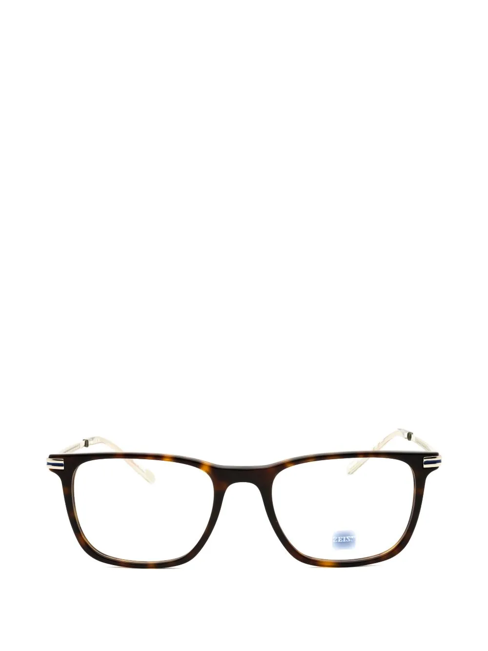 Tortoiseshell-Effect Rectangle-Frame Glasses by Zeiss