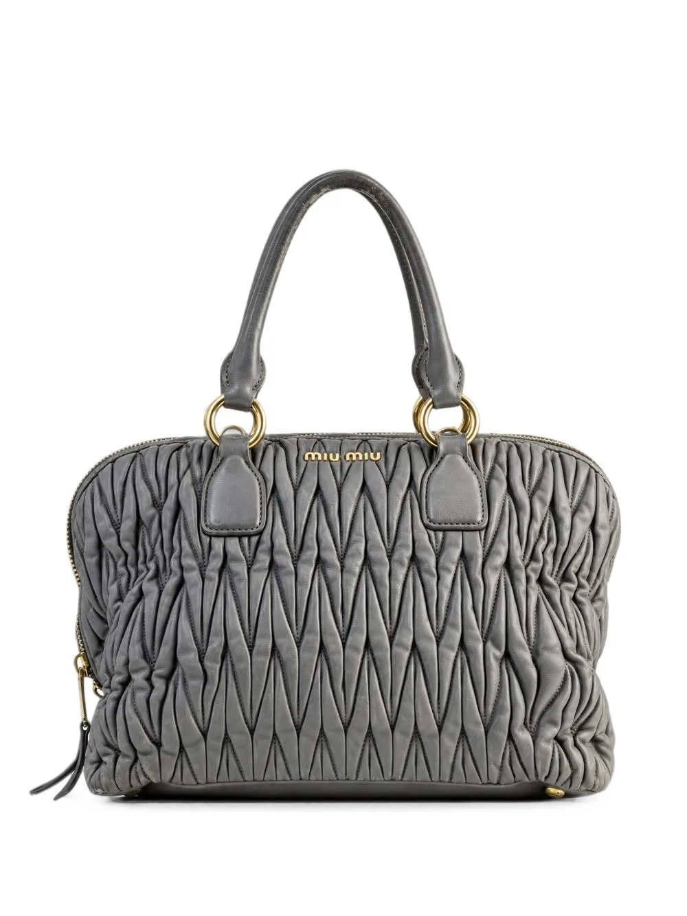 Matelassé Bauletto Tote Bag by Miu Miu Pre-Owned