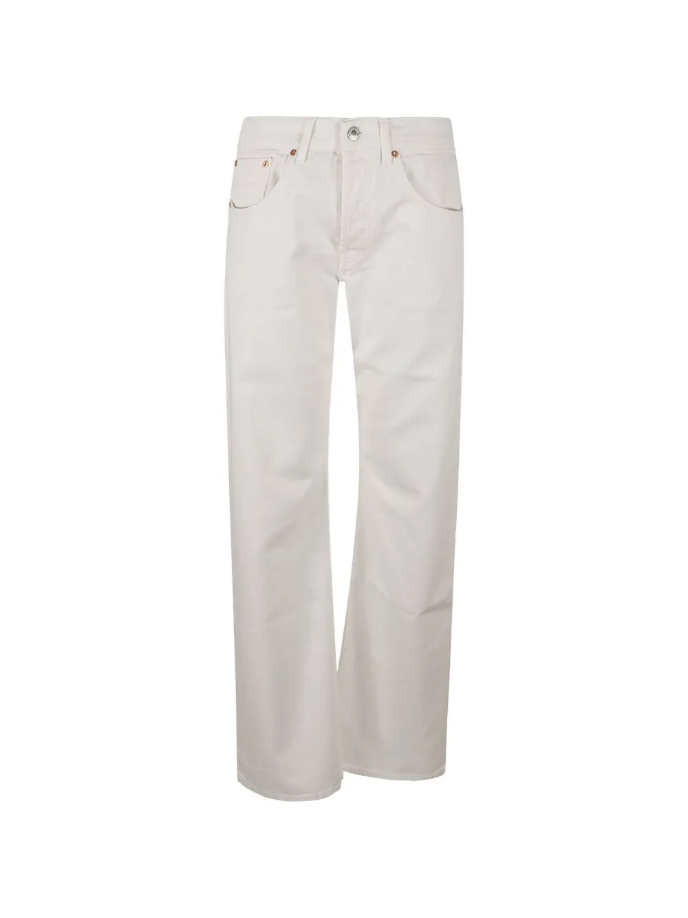 Logo-Patch Straight-Leg Jeans by Donna Brasil