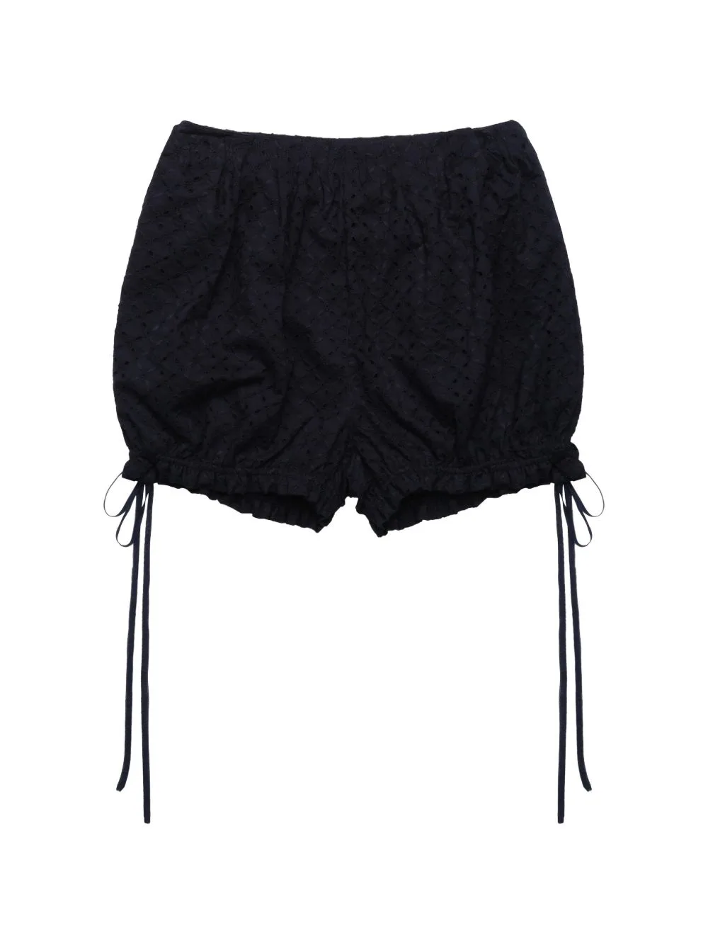 Broderie-Anglaise Drawstring Shorts by PAULINE DUJANCOURT