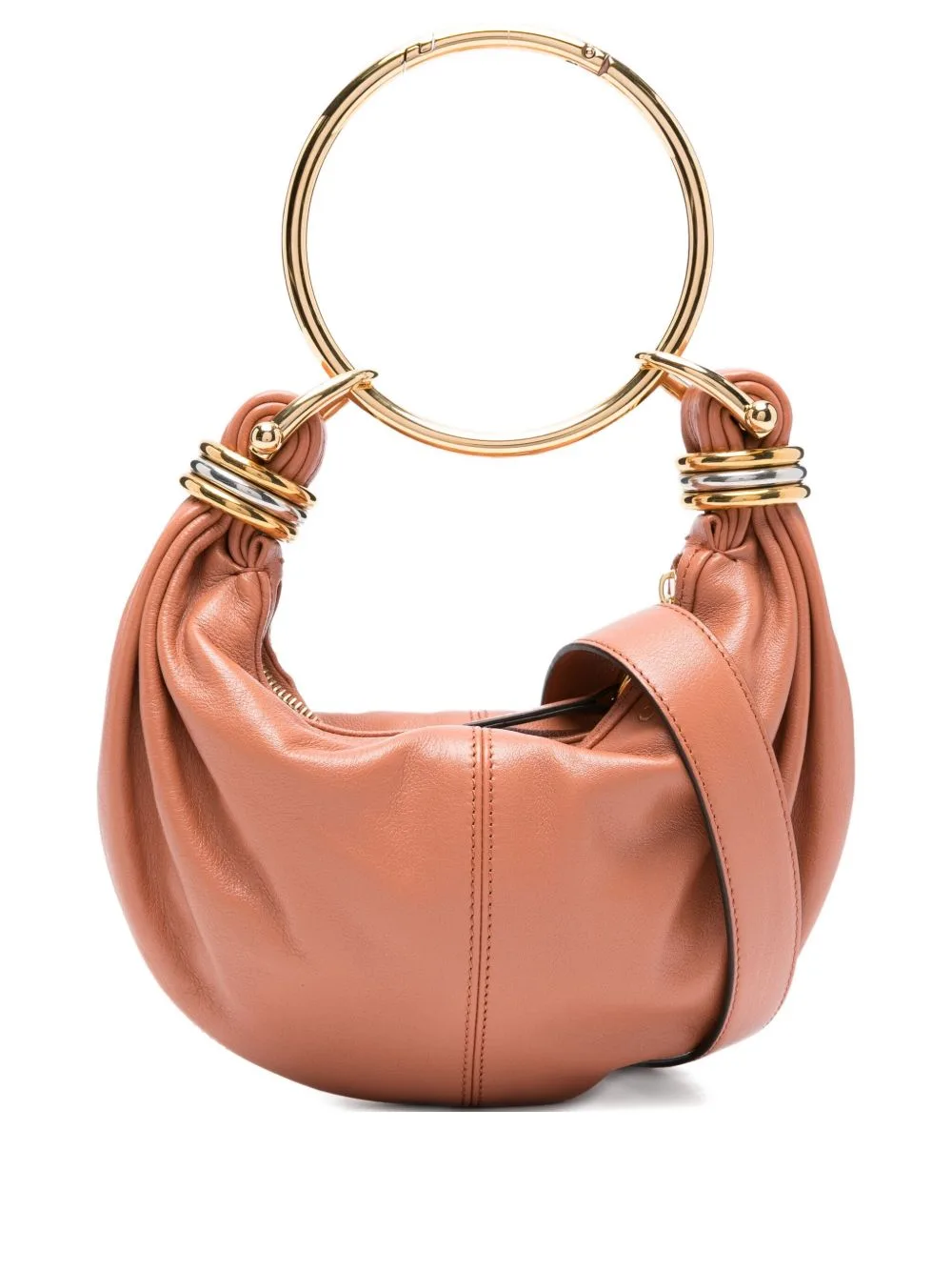Mini Bracelet Leather Tote Bag by Chloé
