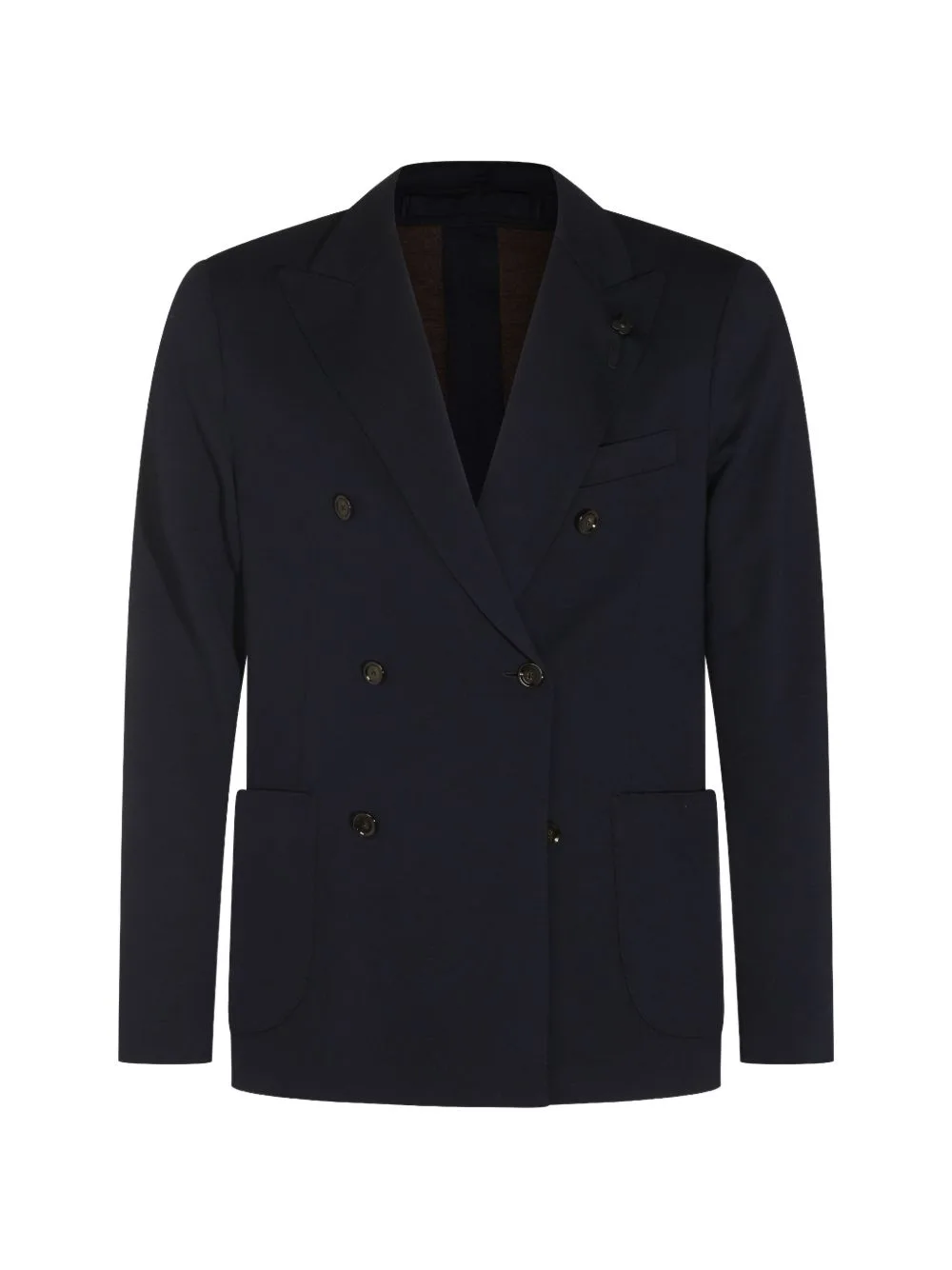 Peak-Lapel Double-Breasted Blazer by Lardini