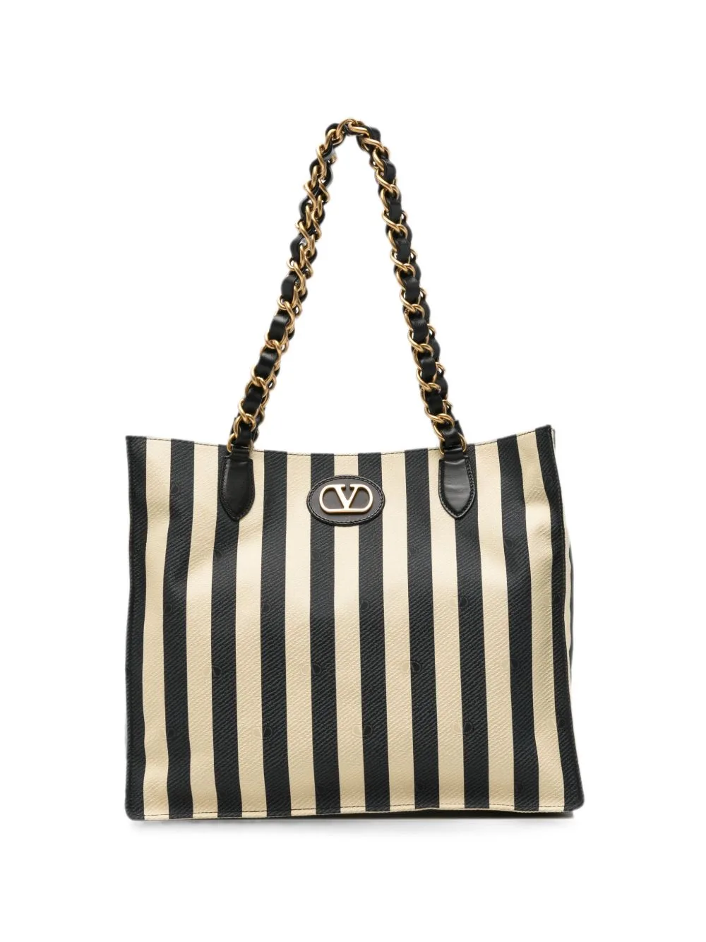VLogo Signature Striped Shoulder Bag by Valentino Garavani