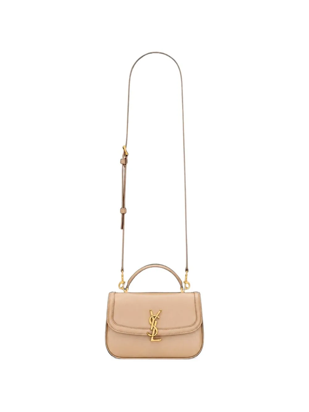 Solferino Leather Tote Bag by Saint Laurent