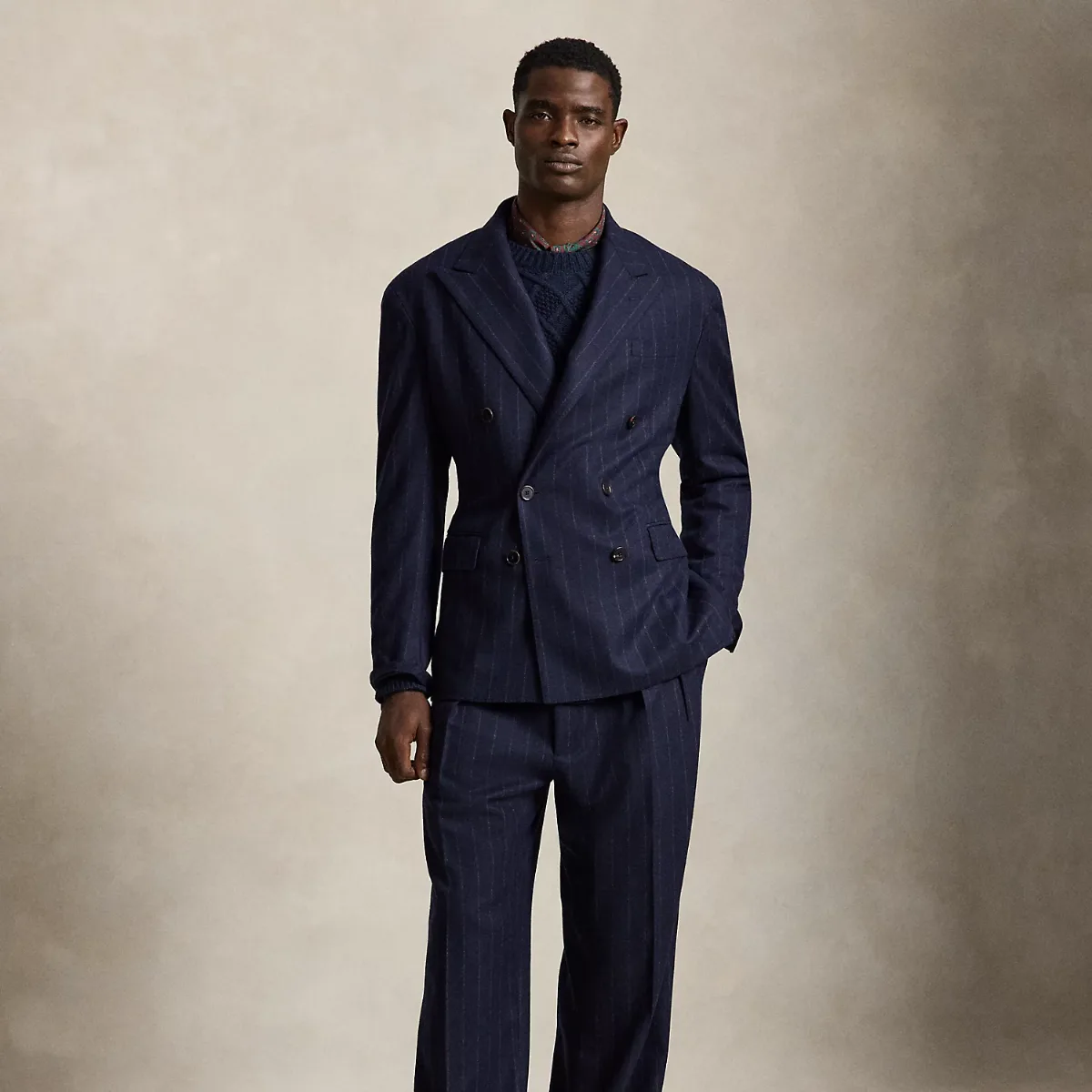 Heyworth Chalk-Stripe Flannel Suit by Polo Ralph Lauren