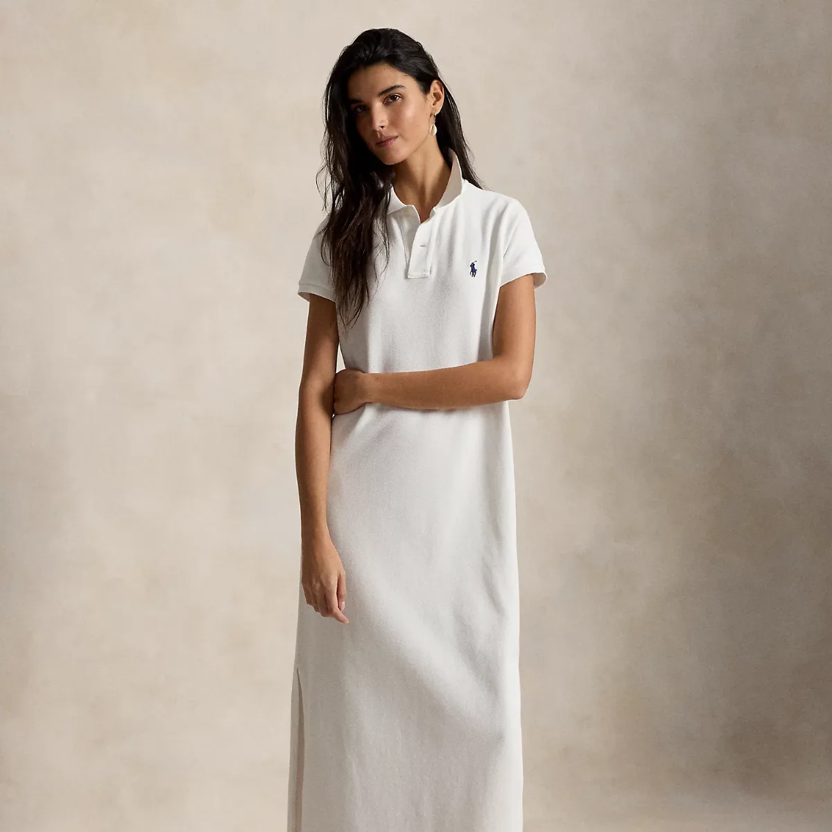 Cotton Mesh Polo Dress by Polo Ralph Lauren