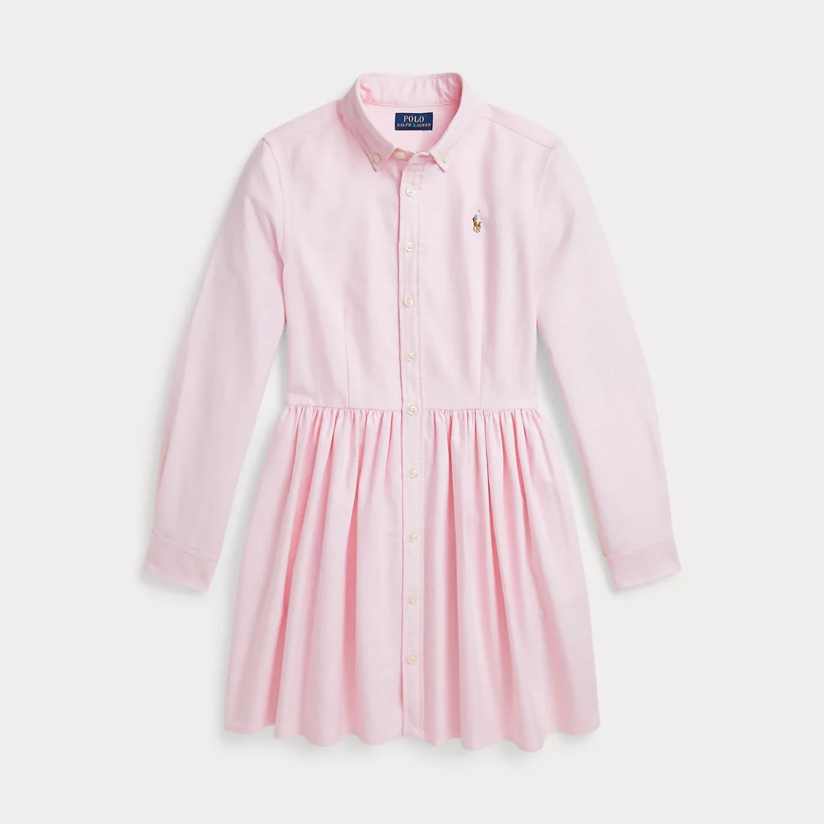 Cotton Oxford Shirtdress by Ralph Lauren