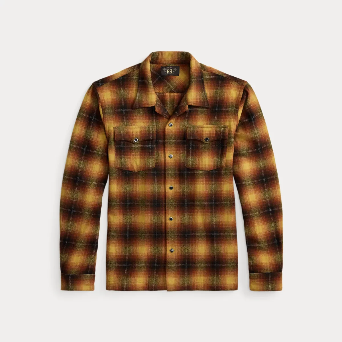 Plaid Wool-Blend Camp Shirt by Ralph Lauren RRL