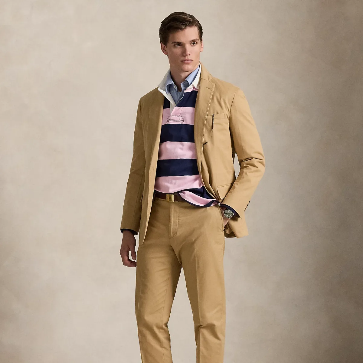 Stretch Chino Suit Trousers by Polo Ralph Lauren