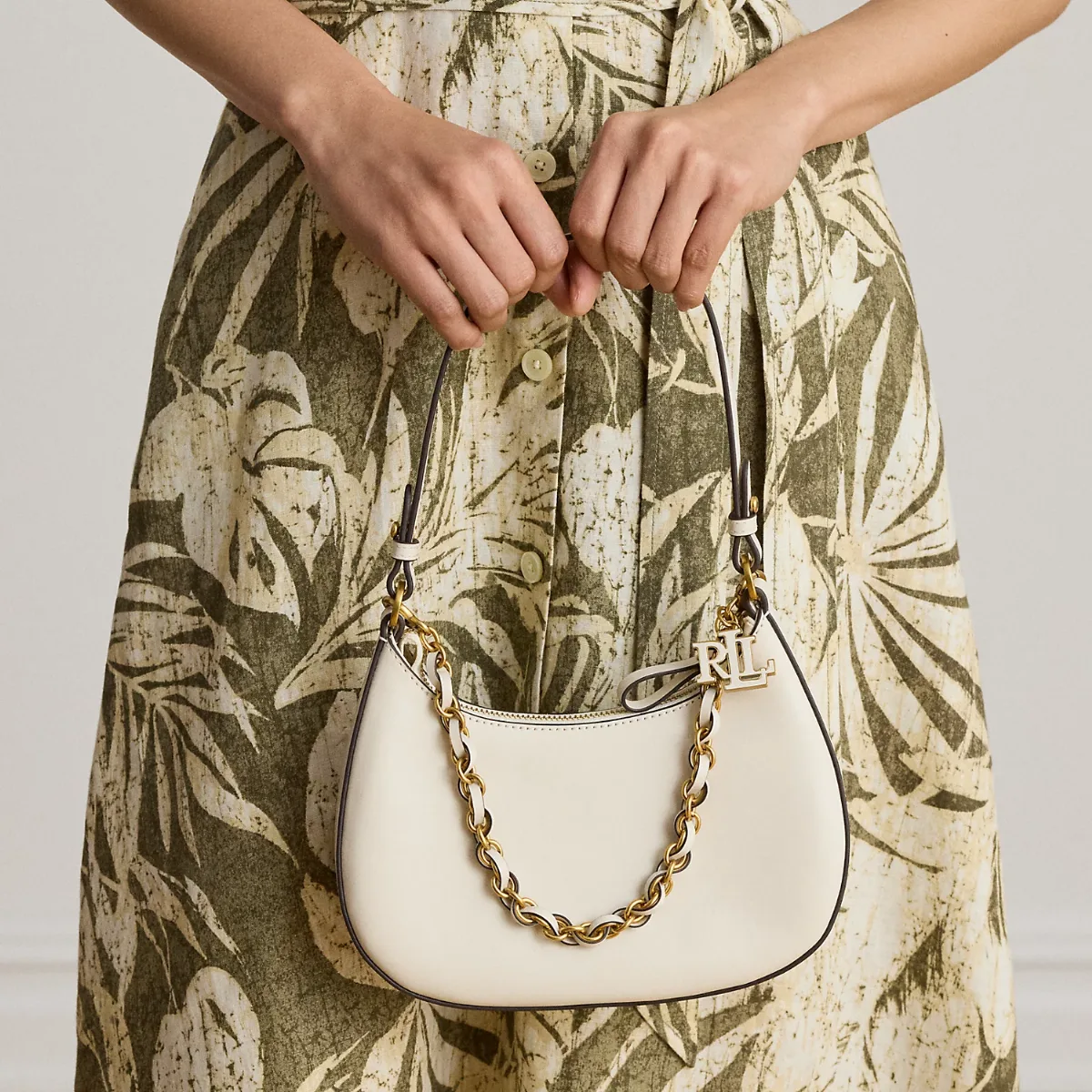 Leather Medium Marcy Zip Shoulder Bag