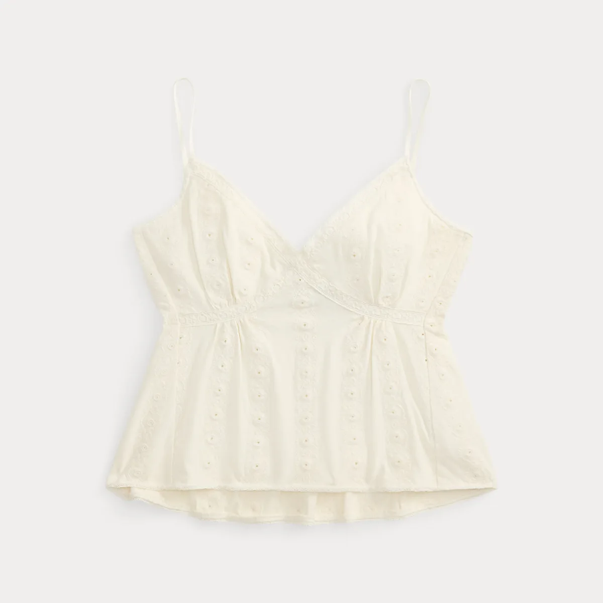Embroidered Cotton Jersey Camisole by Ralph Lauren RRL
