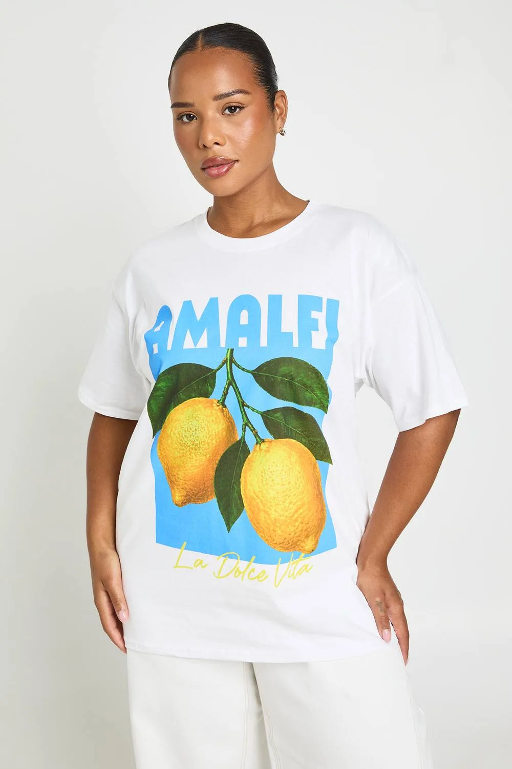 Amalfi Printed T-Shirt by boohoo