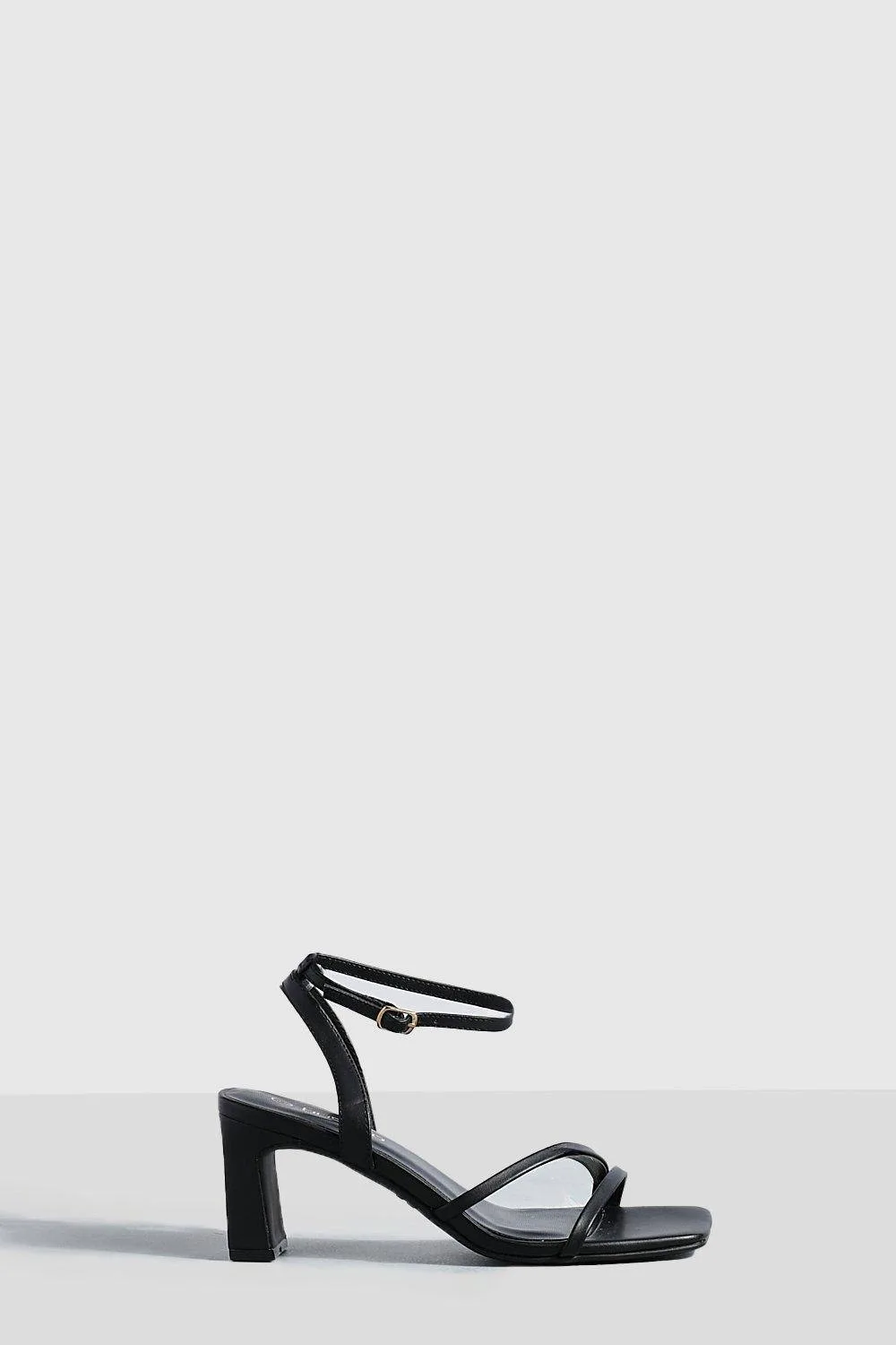 Basic Low 2 Part Heels by boohoo