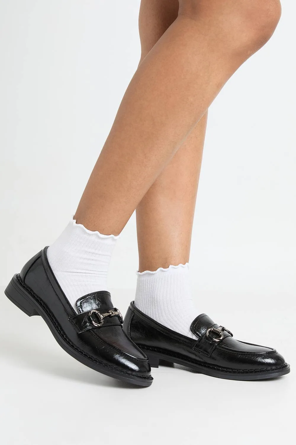 Trim Detail Loafers by boohoo