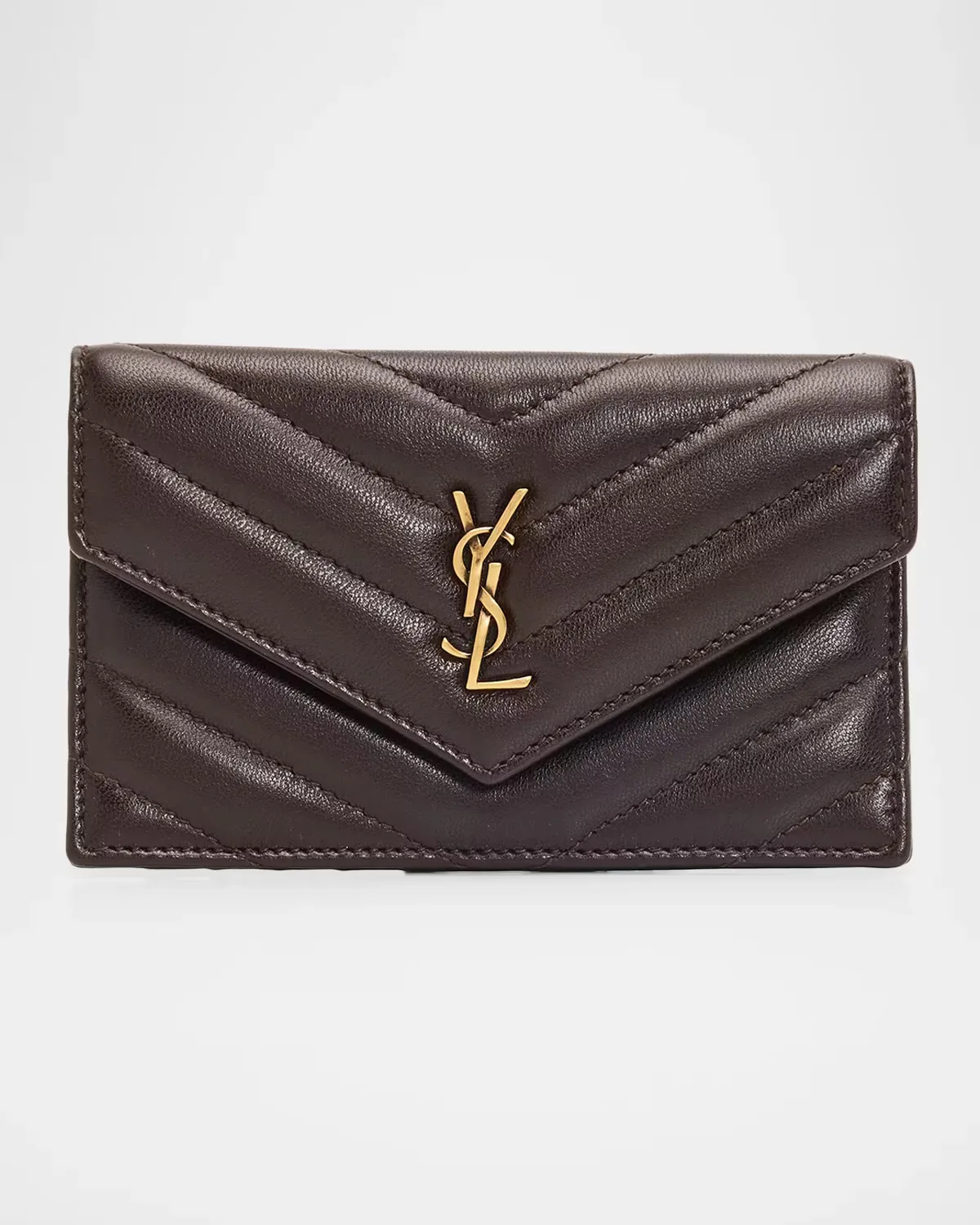Cassandre Quilted Envelope Wallet by Saint Laurent