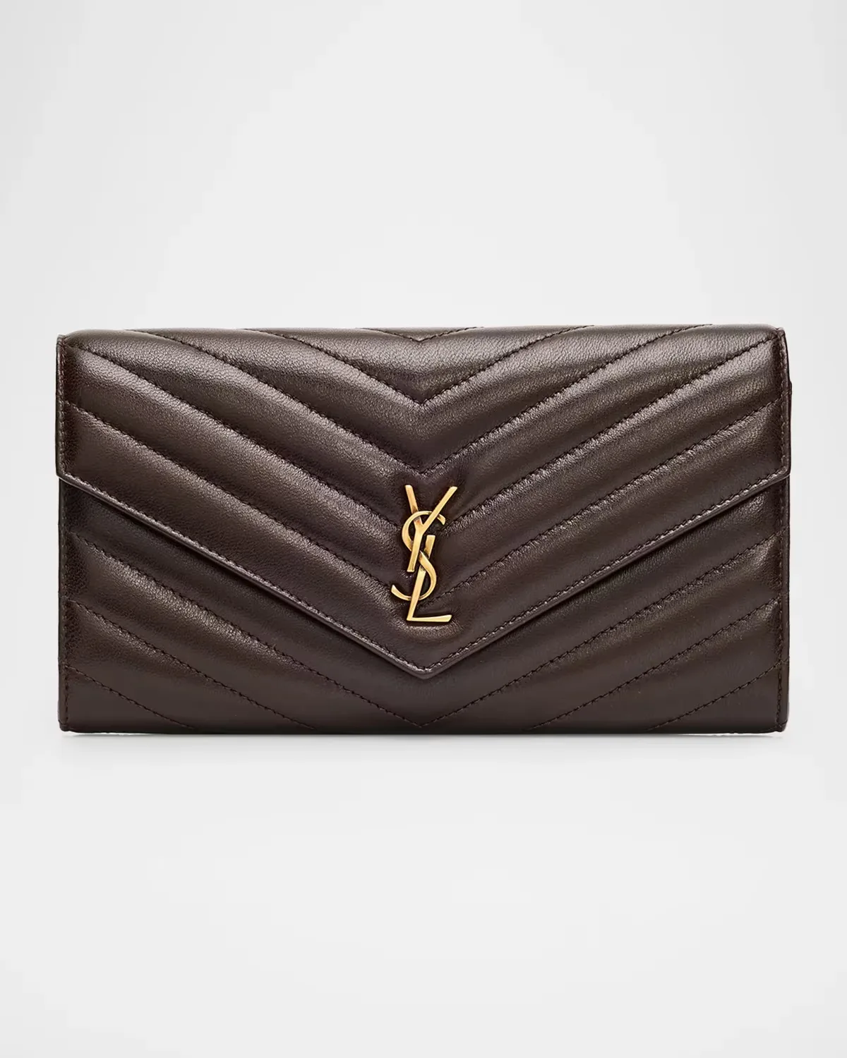 Cassandre Matelassé Leather Wallet by Saint Laurent