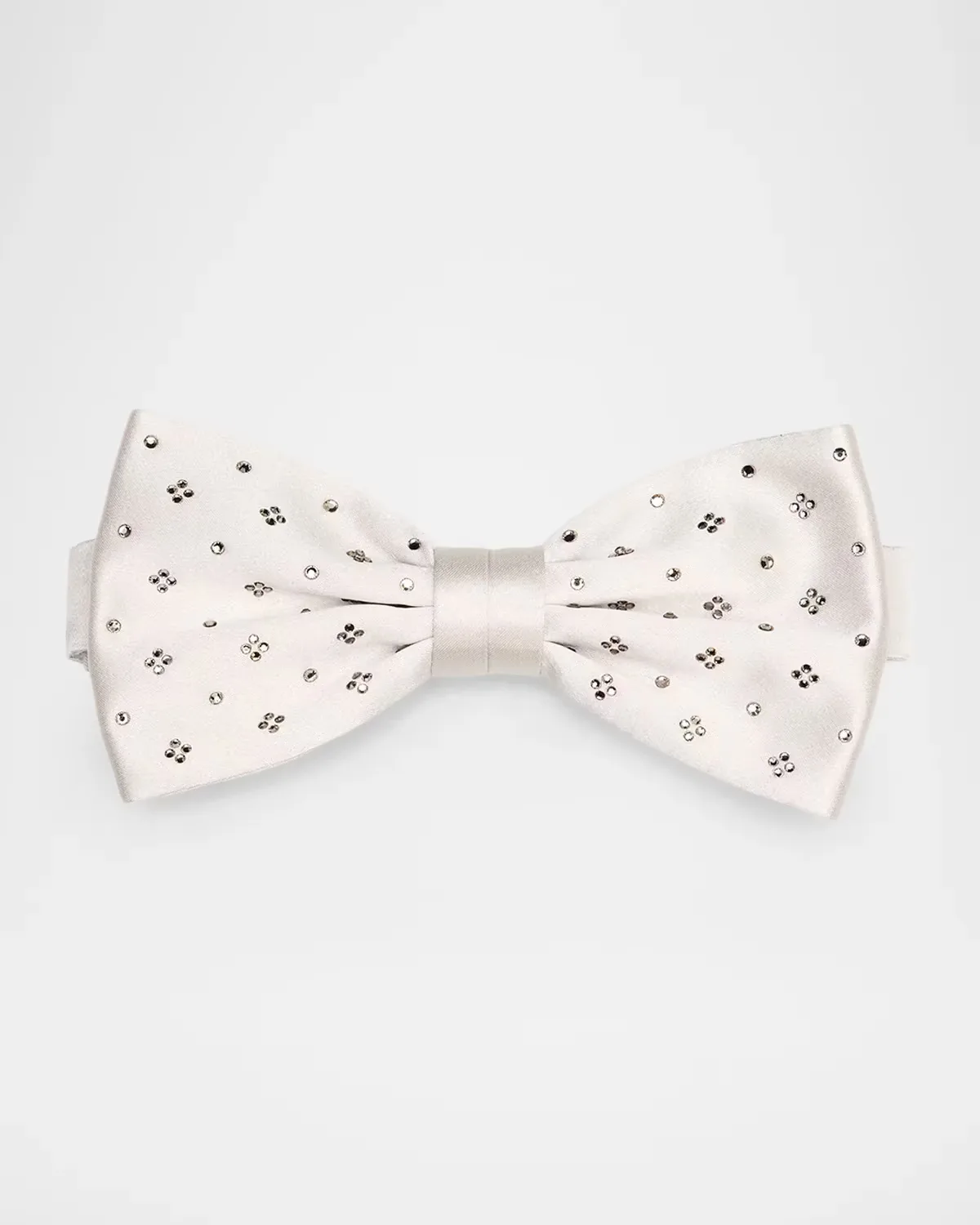 Swarovski Honeycomb Silk Bow Tie by Stefano Ricci