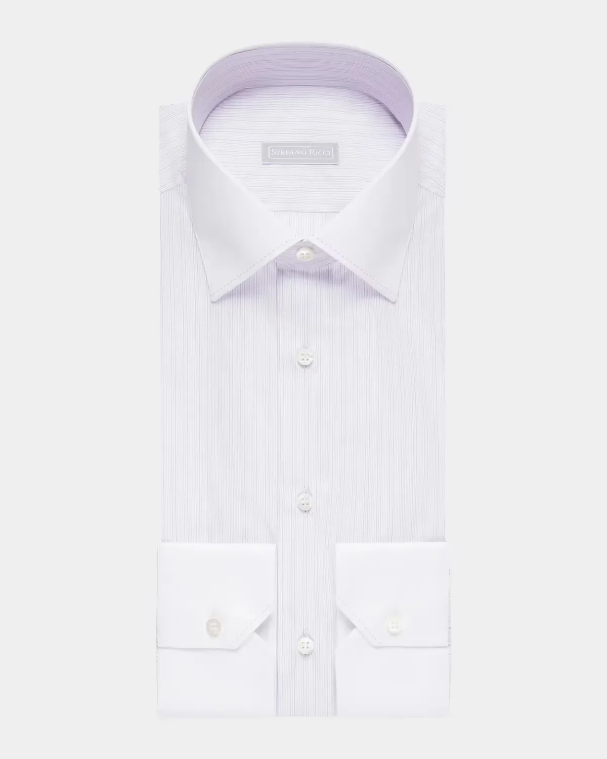 Cotton Tonal Double-Stripe Dress Shirt
