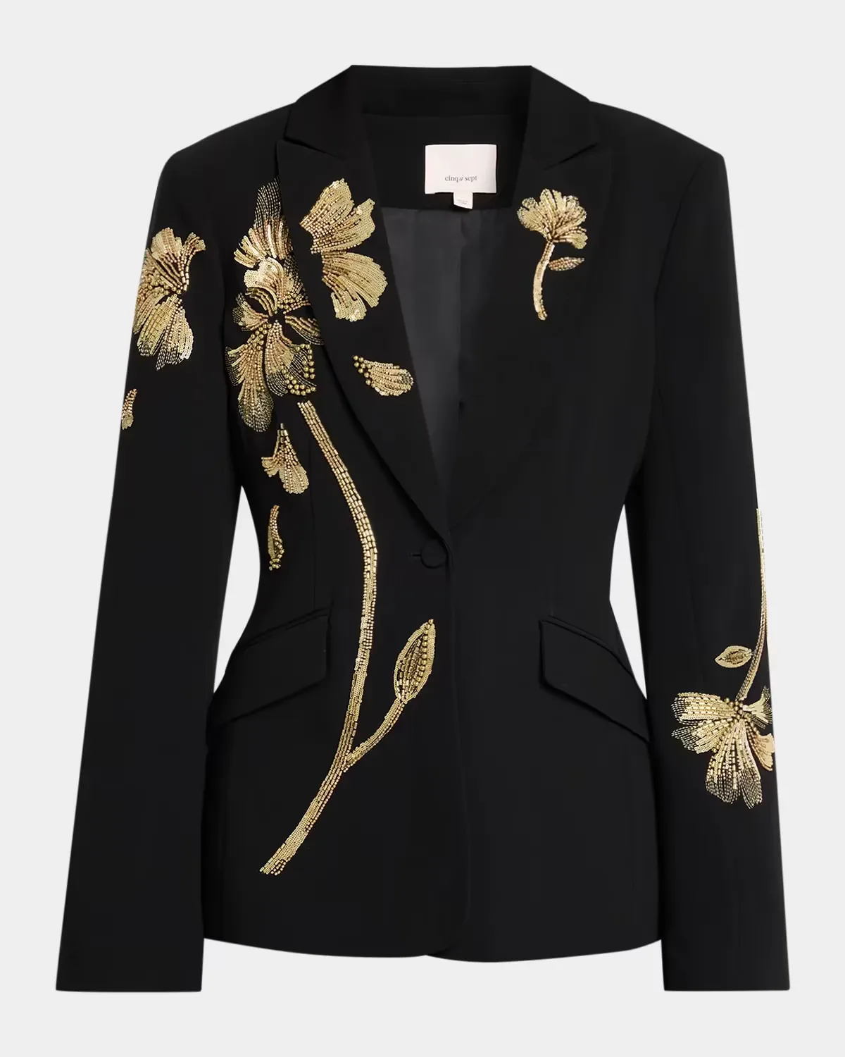 Gilded Peony Tailored Blazer