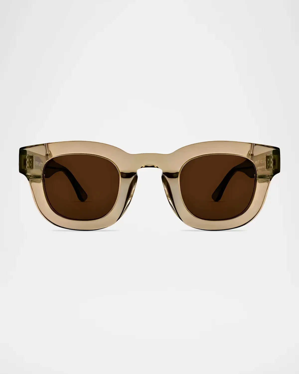 Silvery 177 Acetate Rectangle Sunglasses by Thierry Lasry