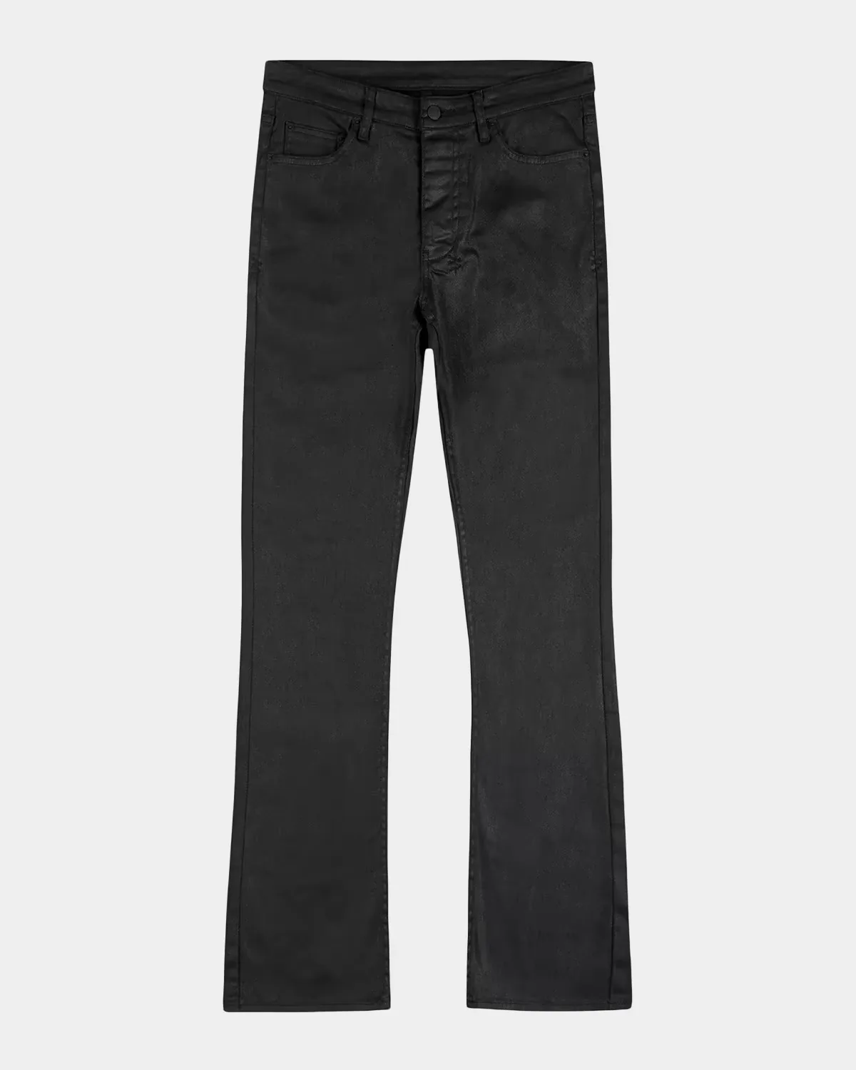 Bronko Black Wax Bootcut Jeans by Ksubi