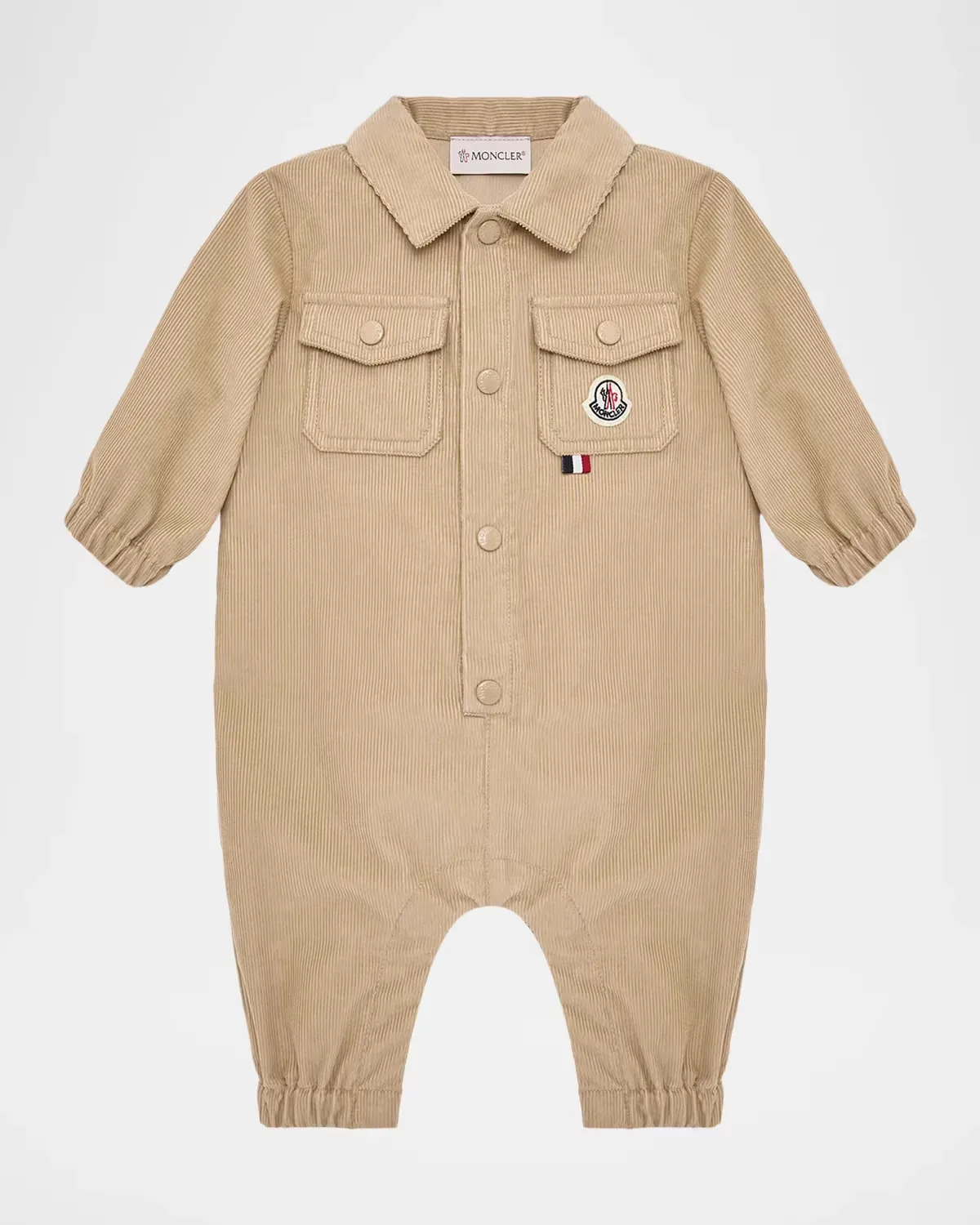Long-Sleeve Corduroy Romper by Moncler