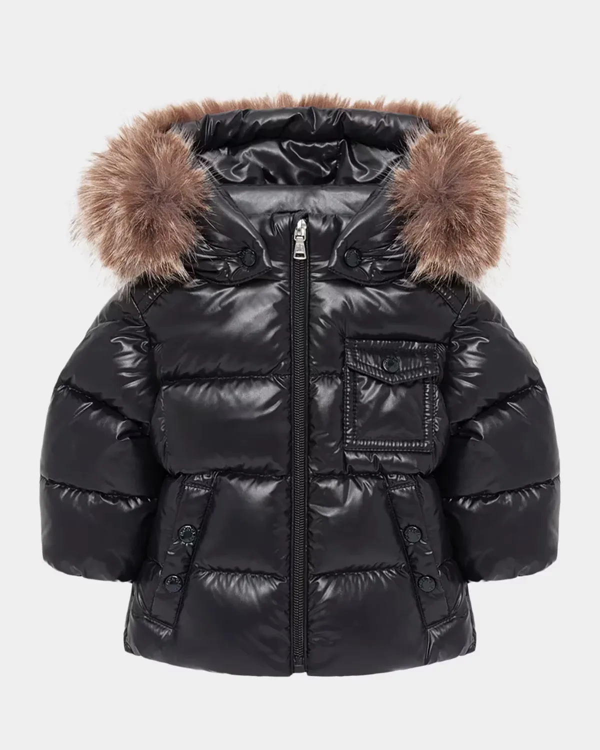 K2 Hooded Faux Fur-Trimmed Down Jacket by Moncler