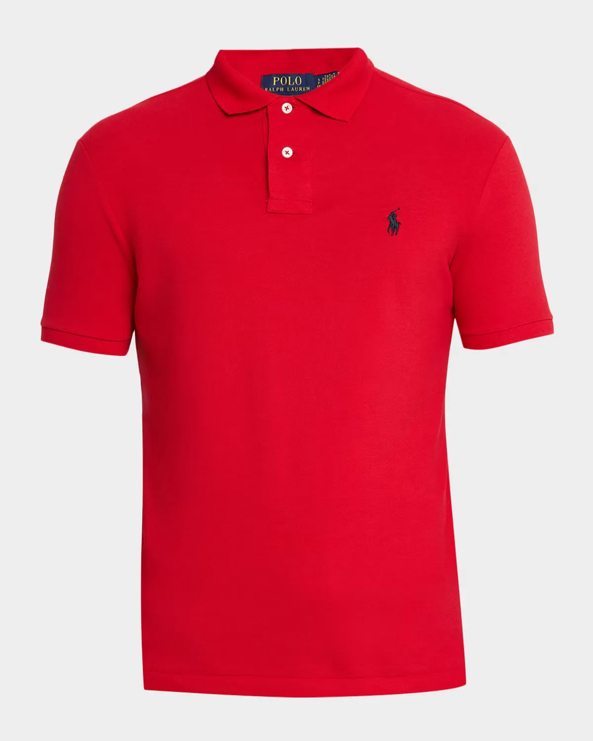 Custom Slim Fit Soft Cotton Polo Shirt by Polo Ralph Lauren